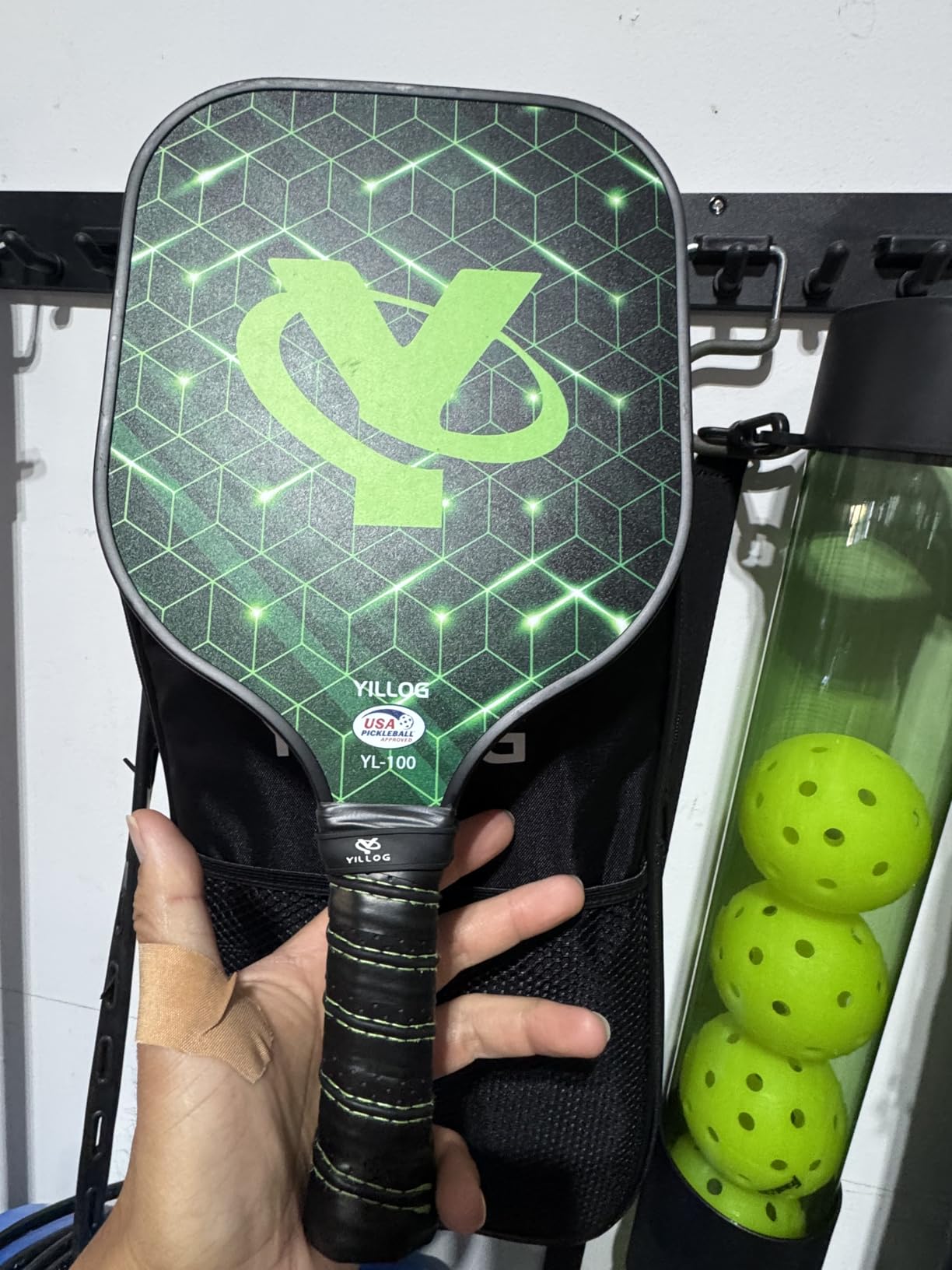 YILLOG Pickleball Paddles, USAPA Approved Pickleball Paddle Set of 4, Fiberglass Surface Pickleball Set customer photo 1