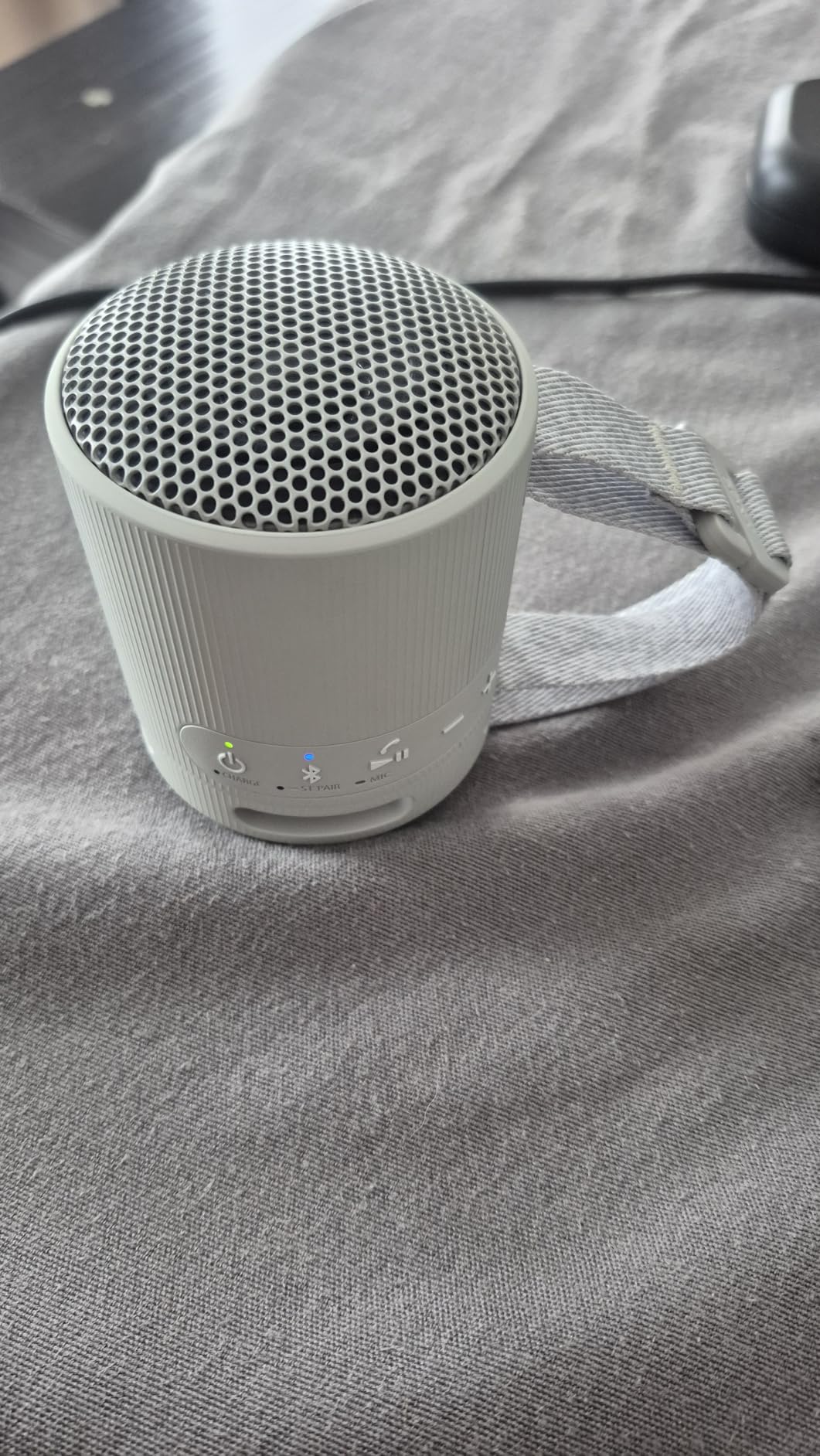 Sony SRS-XB100 Wireless Bluetooth Portable Lightweight Super-Compact Travel Speaker, Durable IP67 Waterproof & Dustproof Shower Speaker, 16 Hour Battery customer photo 2
