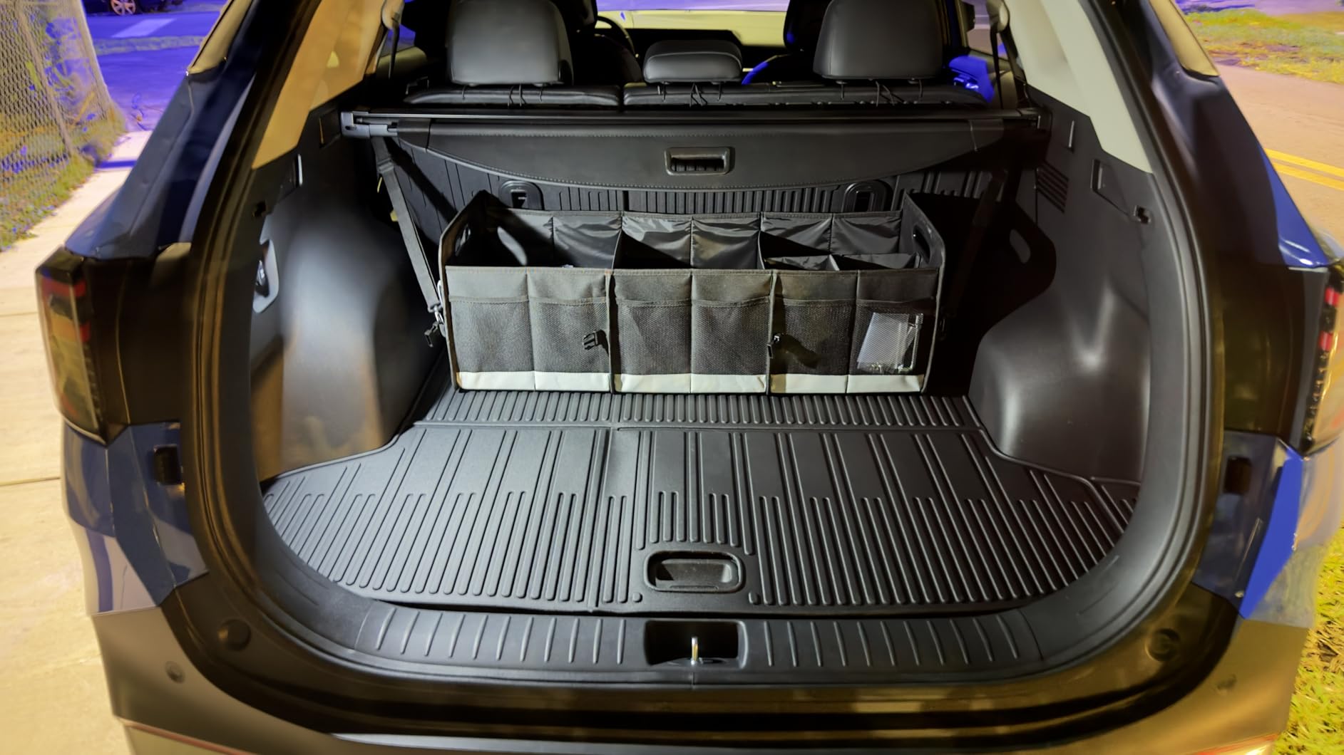 AOPHY Trunk Organizer for Car, 95L Large Capacity Storage with Non-Slip Bottom Strips and 2 Retractable Straps, Cargo Organizer for Suv, Truck, Sedan, Waterproof Portable Car Organizers for Women Men customer photo 1