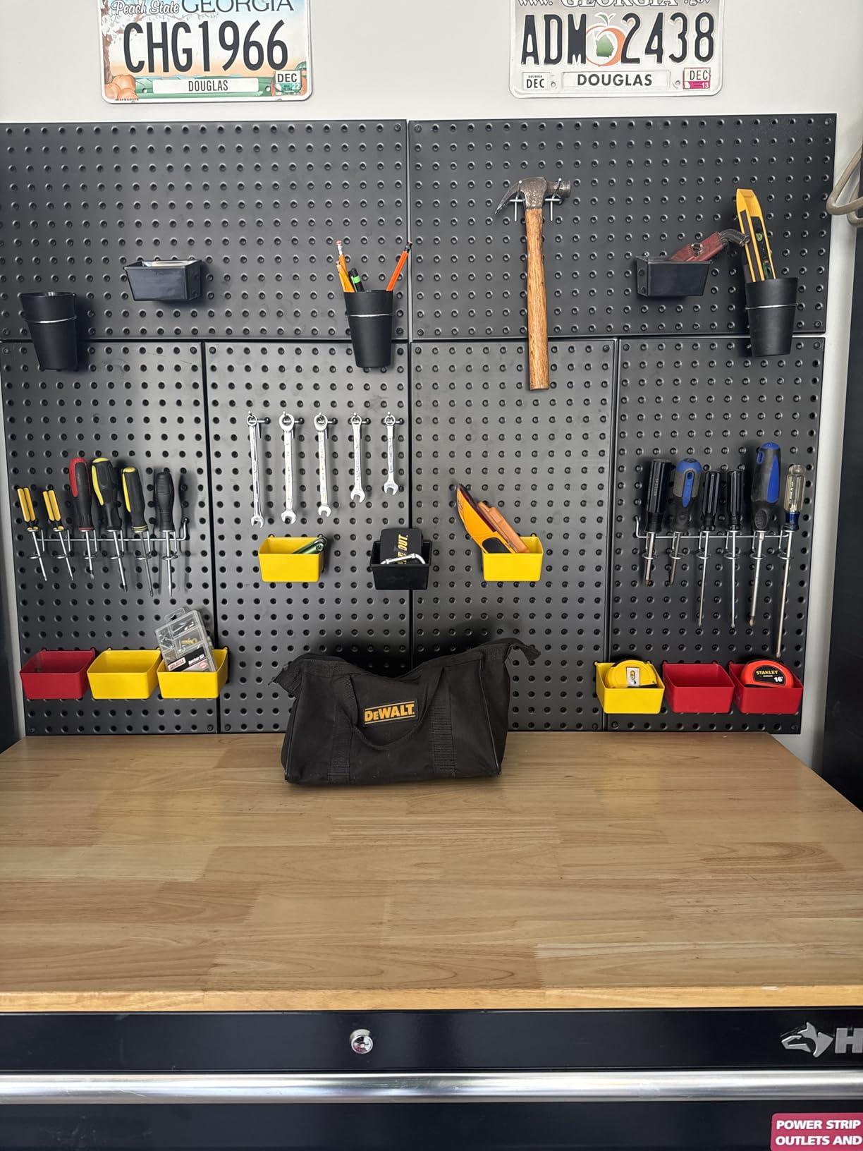 Ultrawall 2 Pcs Metal Pegboard Wall Panels, Peg Boards for Garage Tool Storage customer photo 2