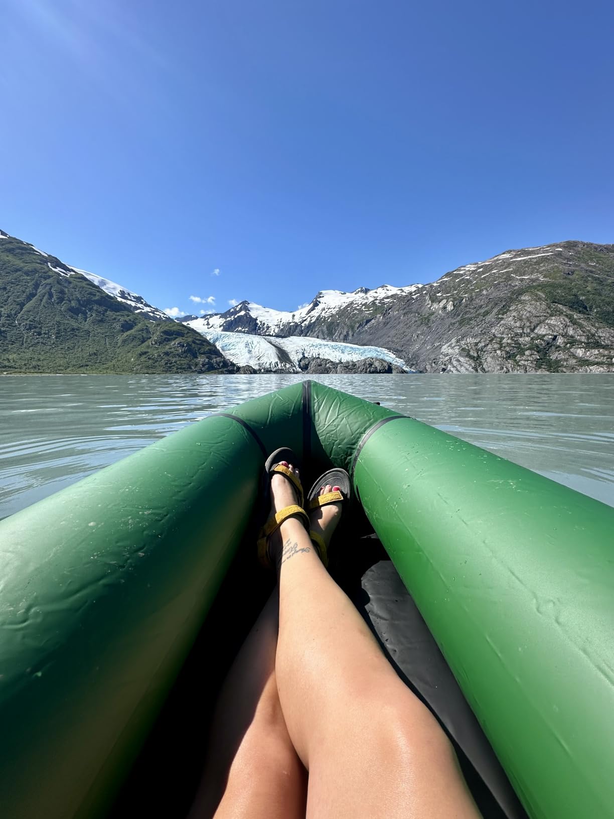 Packraft TPU Inflatable Travel Kayak with Soft Seat Lightweight Packrafts for Flat Water Rafting/Bicycle Drifting/Litewater Dinghy, 1 Person customer photo 1