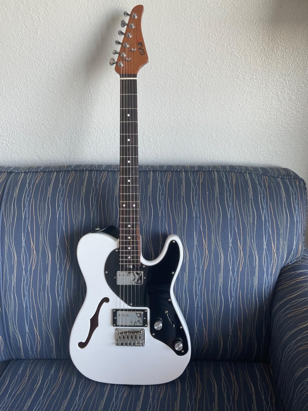 EART E-TT72 6 String Semi-Hollow-Body Electric Guitar - Versatile Playability, Powerful Humbucker Pickups, Fixed Bridge customer photo 1