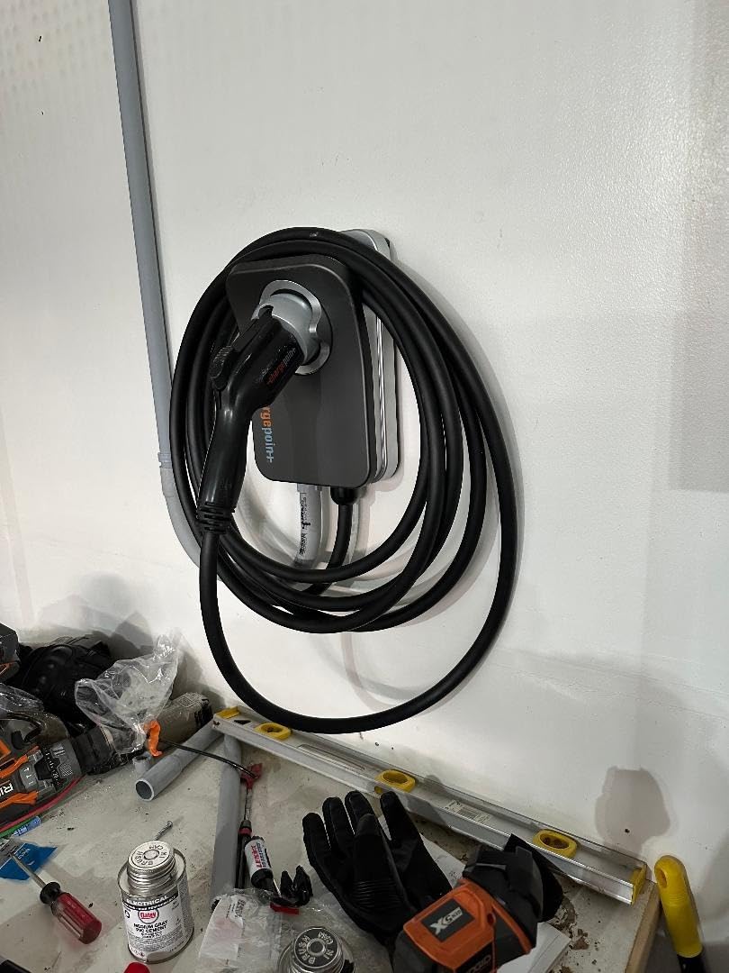 ChargePoint HomeFlex Level 2 EV Charger J1772 - Fast Smart Battery Power Charging at Home for Electric Automobile Vehicles- Hardwired for Electric Car customer photo 2