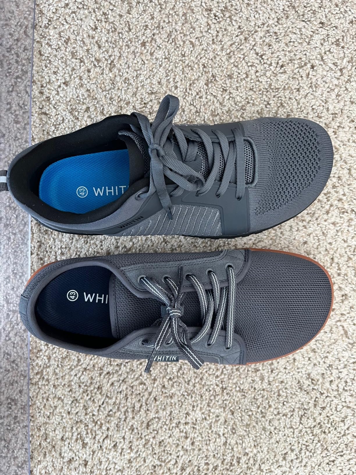 WHITIN Men's Barefoot Trail-Running Shoes | Wide Toe-Box | Zero-Drop Sole | Optimal Traction customer photo 1