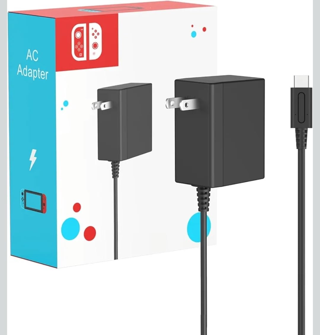 MARSDOCK 45W Charger for Nintendo Switch - 15V 2.6A AC Adapter Fast Charging with 5FT USB C Cord customer photo 1