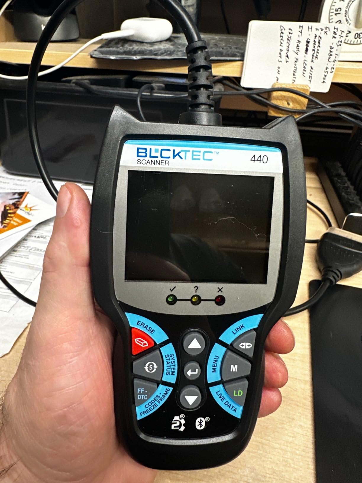BLCKTEC 440 Bluetooth OBD2 Scanner Diagnostic Tool - Car Code Reader and Scanner for Car - Comes with Live Data - Battery/Charging System Test - Works for All OBD Compliant Cars 1996 & Newer customer photo 2