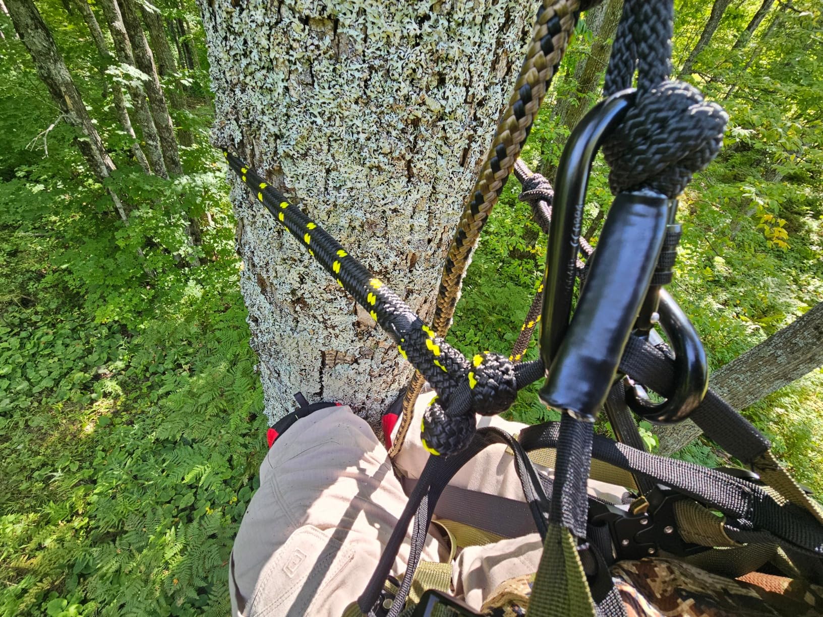 Lineman's Rope for Tree Saddle and Climbing Sticks Setup - Essential Saddle Hunting Safety Gear customer photo 1