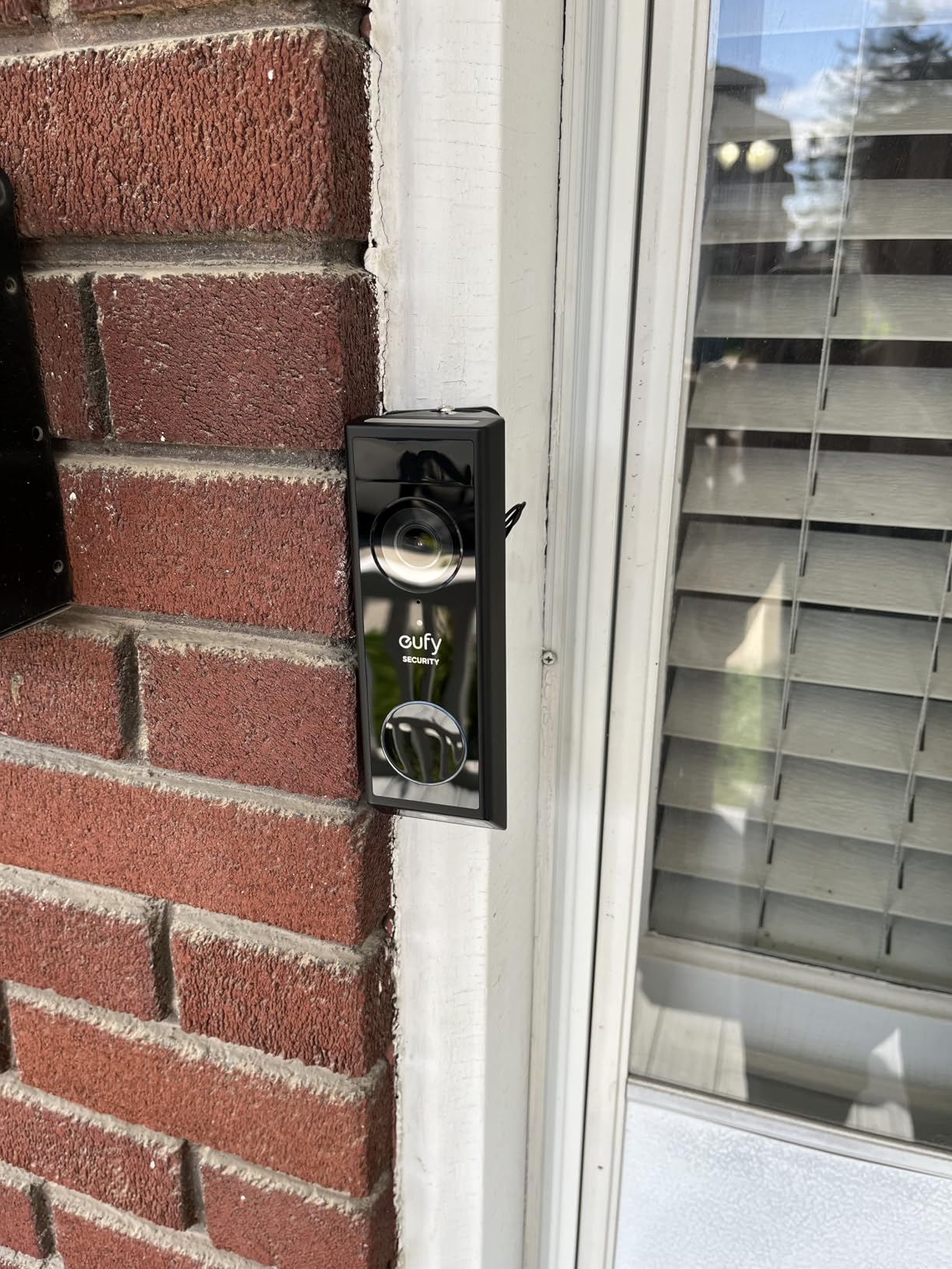 eufy Security Video Doorbell E340, No Subscription, Dual Cameras, 2K FHD, Built-in 8GB customer photo 1