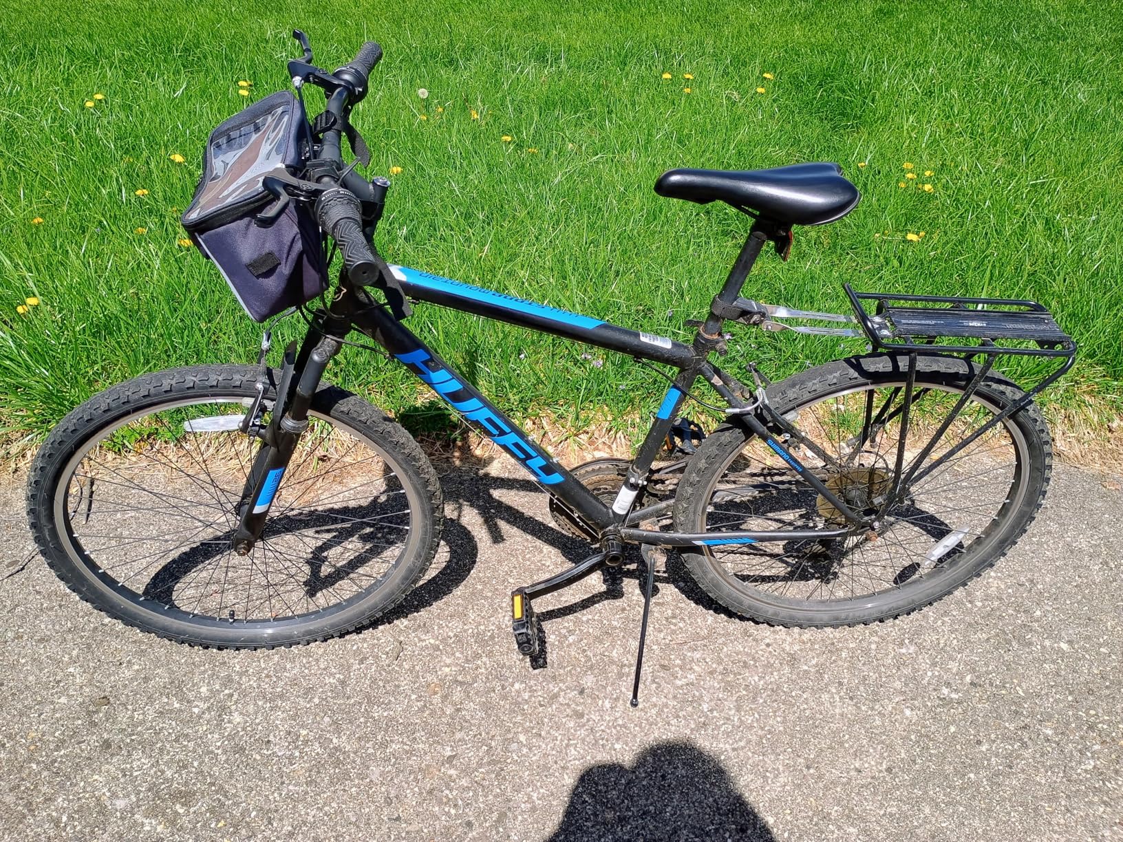 Huffy Stone Mountain Bike for Men and Women, 24 Inch, 21-Speed, Front or Dual Suspension, Multiple Colors, Adjustable Saddle, Shimano Equipped, All-Terrain Tires customer photo 2