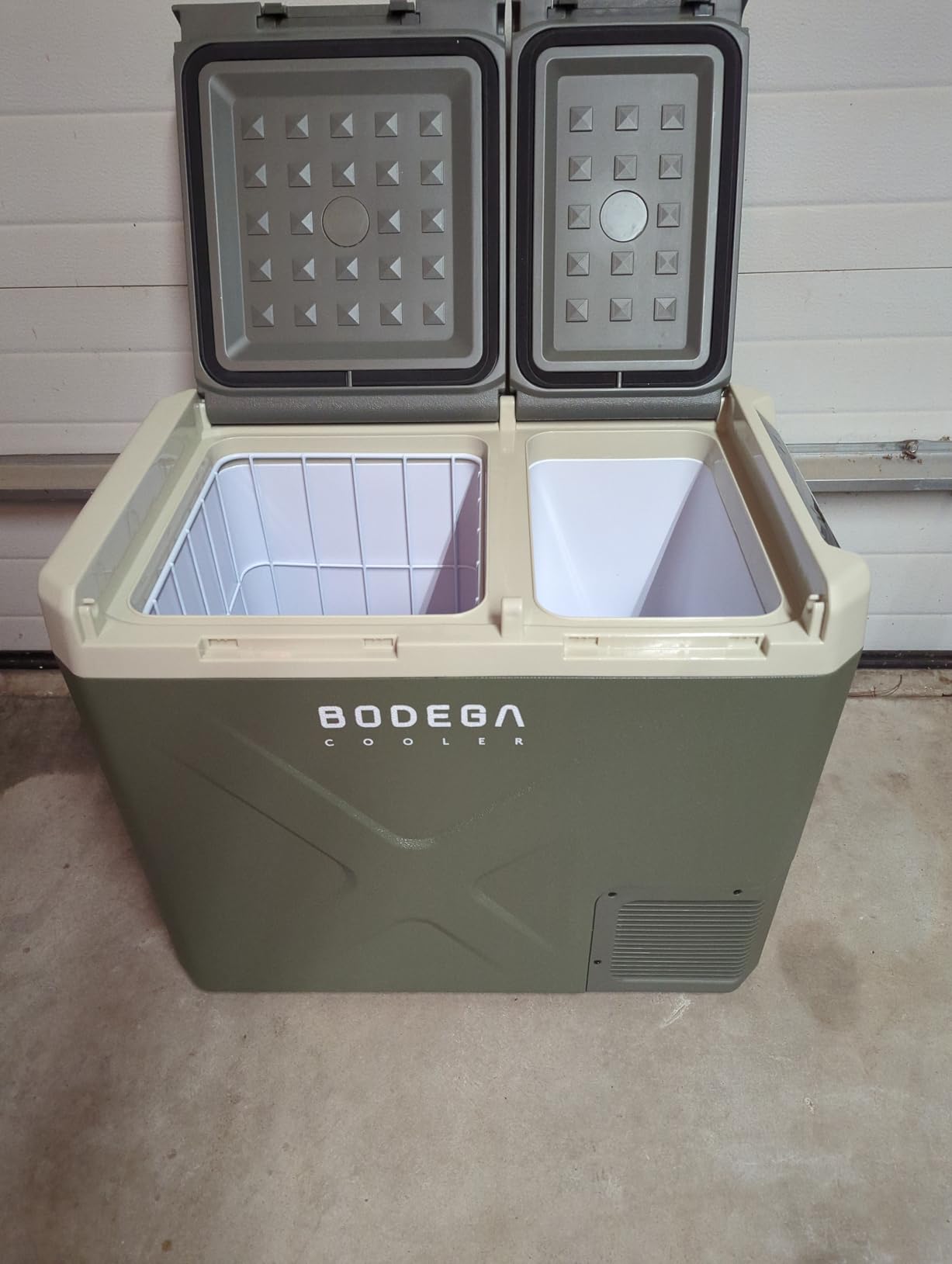 BODEGACOOLER 12V Portable Refrigerator, 42Quart (40L) Dual Zone Car Refrigerator, RV Car Fridge APP Control, -4℉-68℉Portable Freezer 12/24V DC 100-240V AC for Outdoor Camping Travel Vehicles Home Use customer photo 1