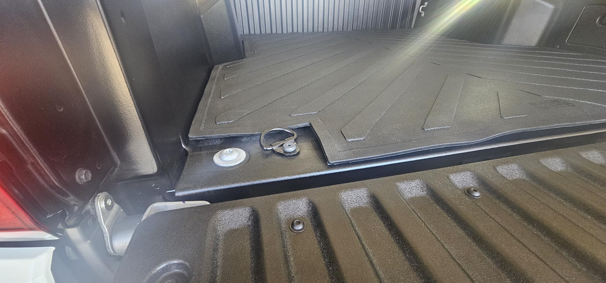 GEEDAR Heavy Duty Rubber Bed Mat for 2015-2026 Ford F-150 5.5 ft CrewCab Bed Liner, Includes 22-26 Lightning Crew/Super Crew, All Weather F-150 5.5 ft Bed Mat, Ford F150 Accessories, Black customer photo 1
