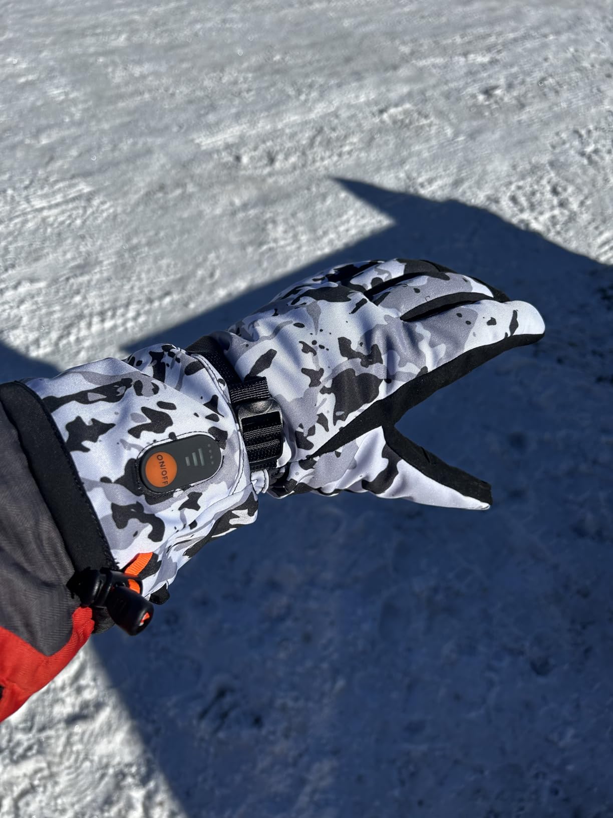 WASOTO Heated Gloves with 7.4V 22.2WH Rechargeable Battery Waterproof Heated Ski Gloves customer photo 1
