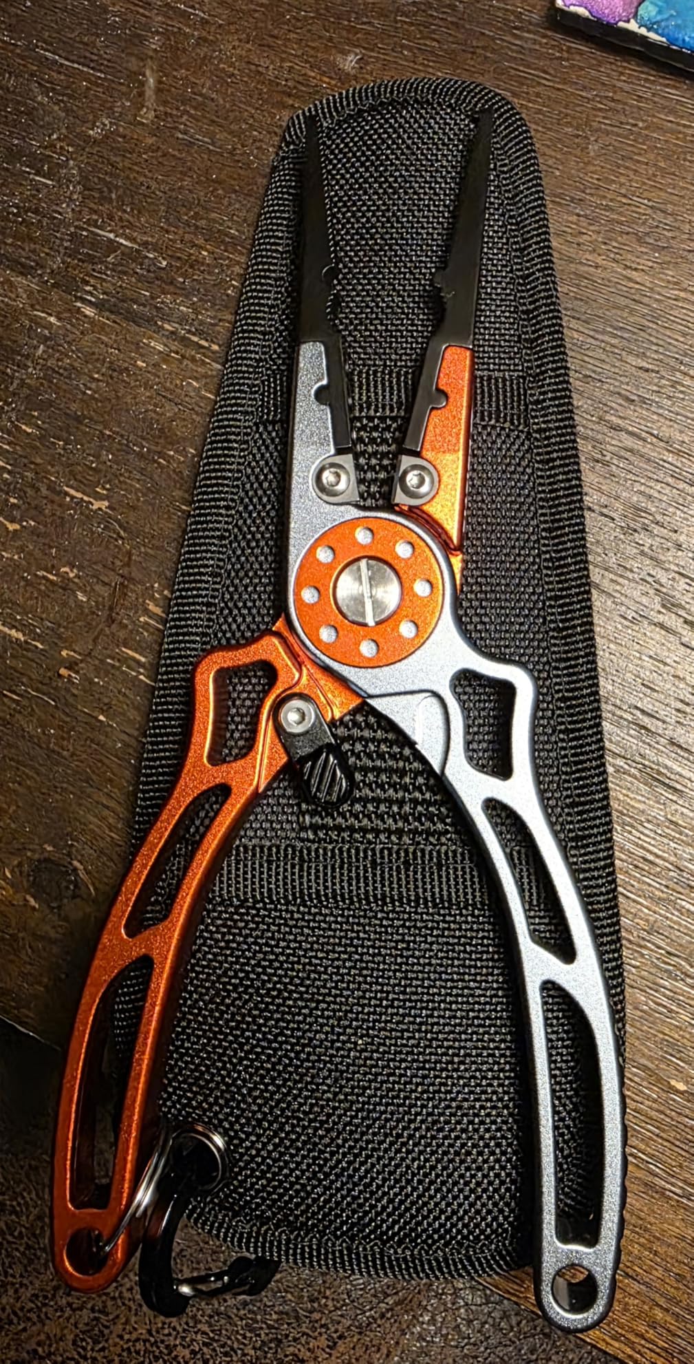 Pristis UTA II Fishing Pliers, Multi-Function Split Ring Plier Gear, Saltwater Resistant Teflon Coated Locking Hook Remover Cutter, Stainless Steel Top & Aluminum Body Tool Kit Tackle Set for Bass customer photo 1