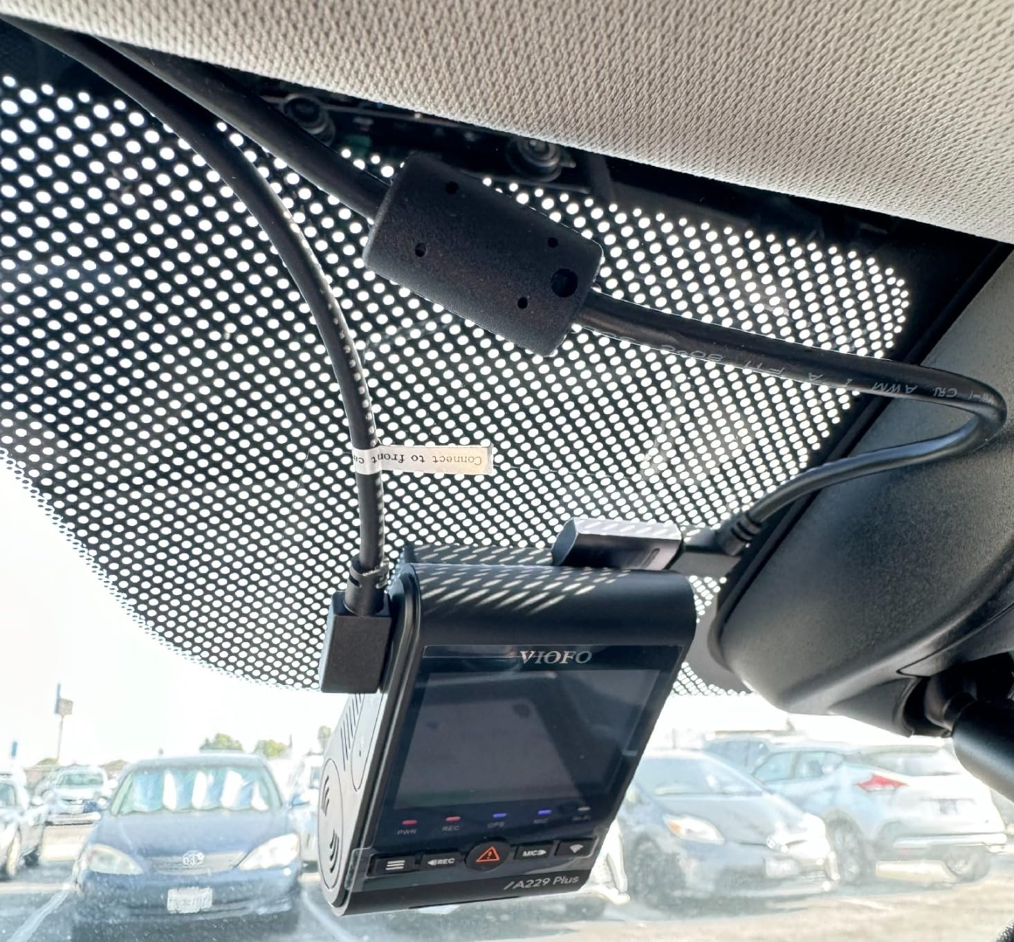 VIOFO A229 Plus Dash Cam Front and Rear, 2K Dual STARVIS 2 Sensors & HDR | 1440P+1440P Car Dash Camera, 5GHz Wi-Fi, Smart Voice Control, Ultra-Precise GPS, Built-in Supercapacitor, 24H Parking Modes customer photo 1