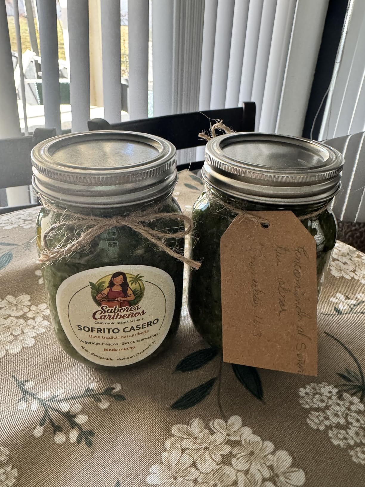 PINIWON Mason Jars 16 oz with Airtight Lids and Bands, 15 Pack Regular Mouth Canning Jars, Clear Glass Pint Jars for Canning, Pickling, Food Storage, DIY Projects, 24 Labels, Brush & String Included customer photo 2