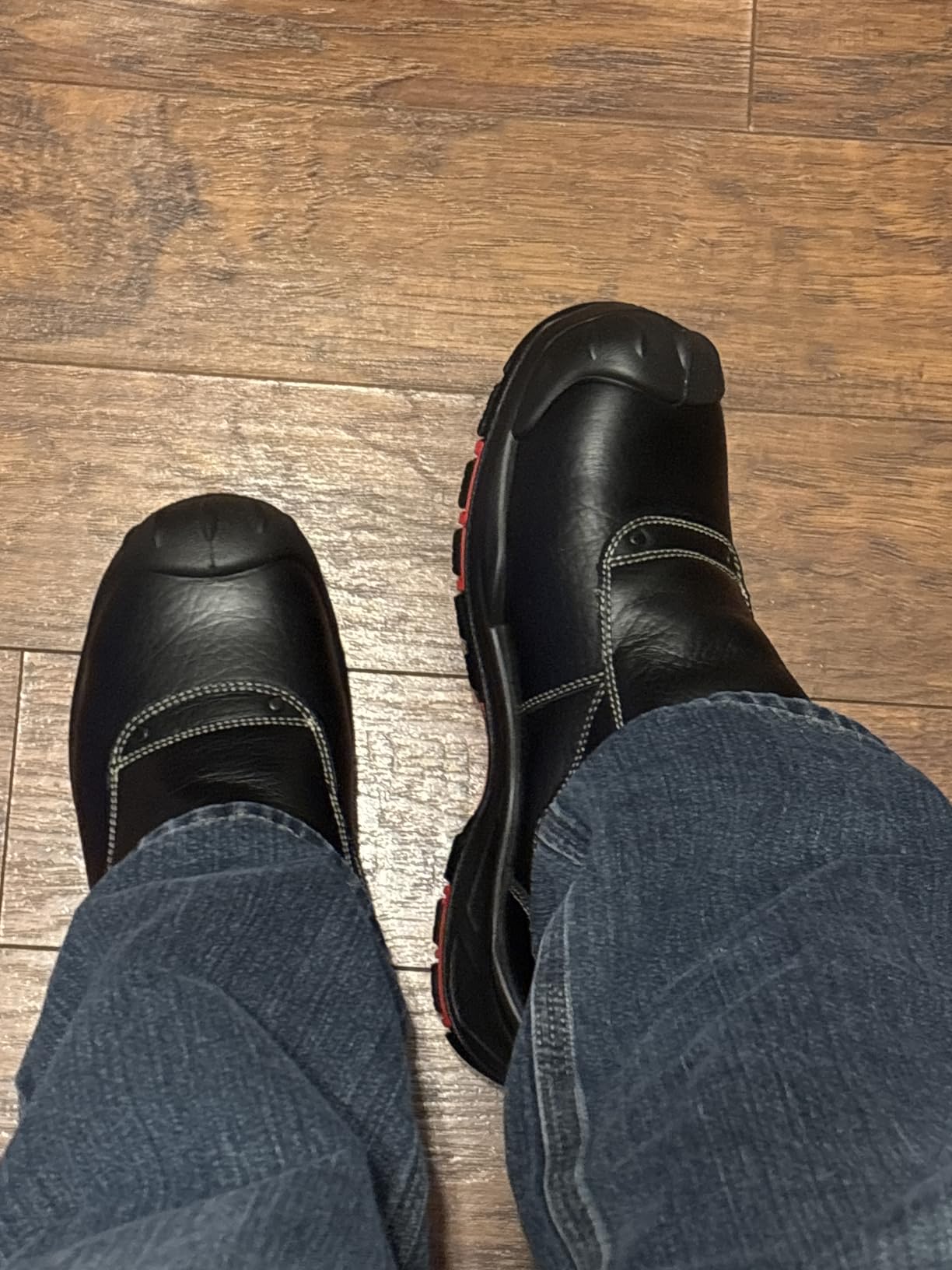 SAFETOE Welding Boots for Men - Composite Toe Safety Boot, Fire and 300 Heat Resistant, Welder Working Footwear customer photo 2