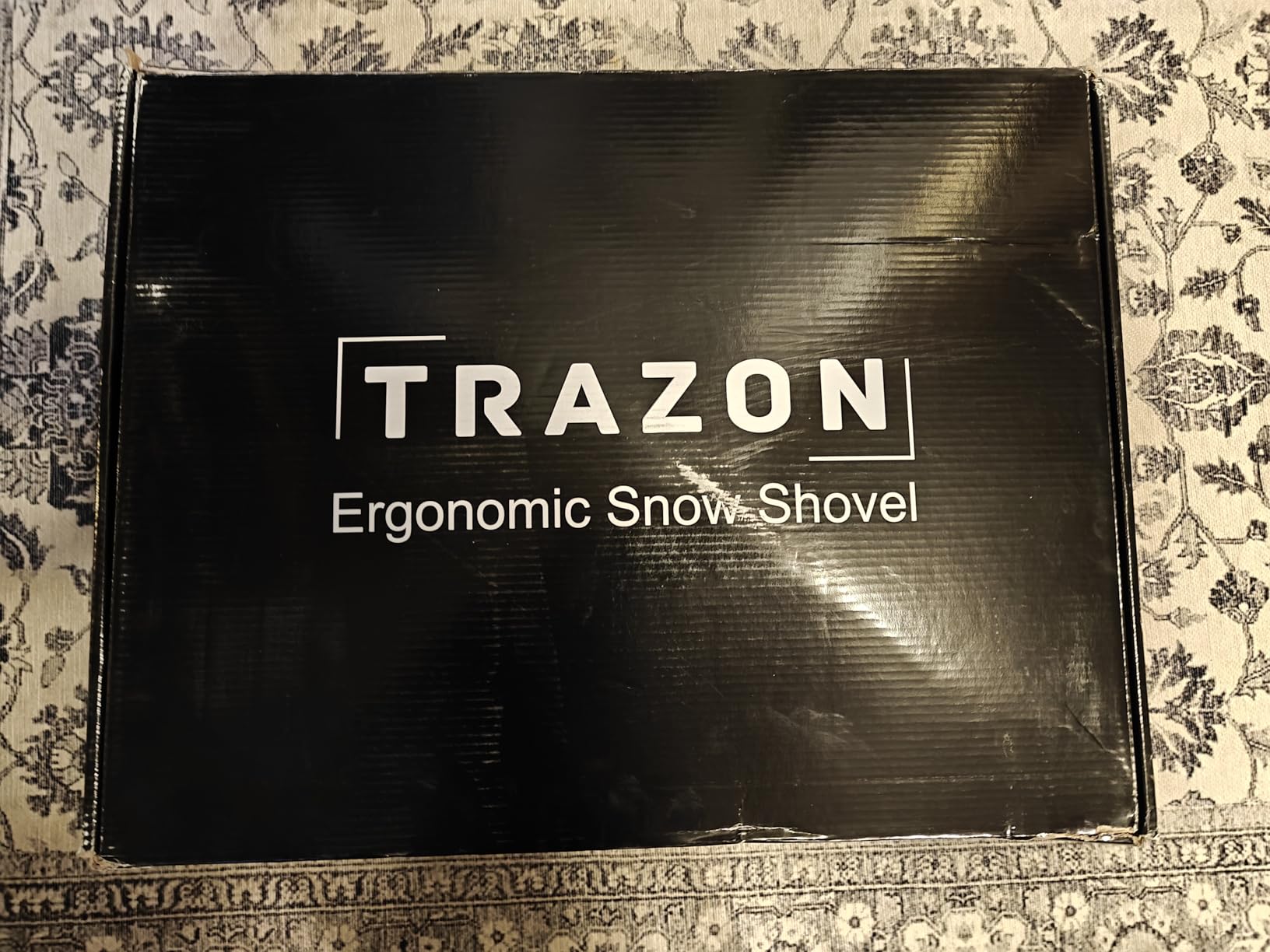 Snow Shovel Heavy Duty for Driveway with Ergonomic Handle to Use Without Backpain for Home Garage Car - Snow Shovel with 18 Inch Blade Large Capacity and 58 Inch Long Ergonomic Handle (Black) customer photo 2