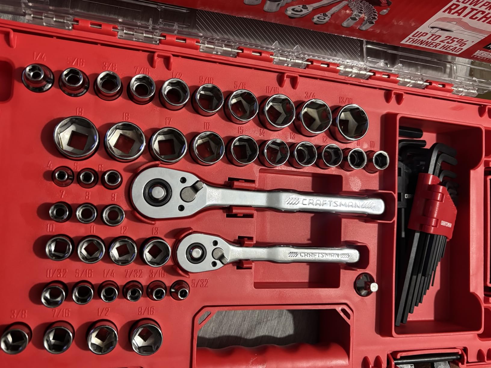 Versastack Mechanics Tool Set, 1/4 and 3/8 Inch Drive, 71 Piece (CMMT45171) customer photo 1