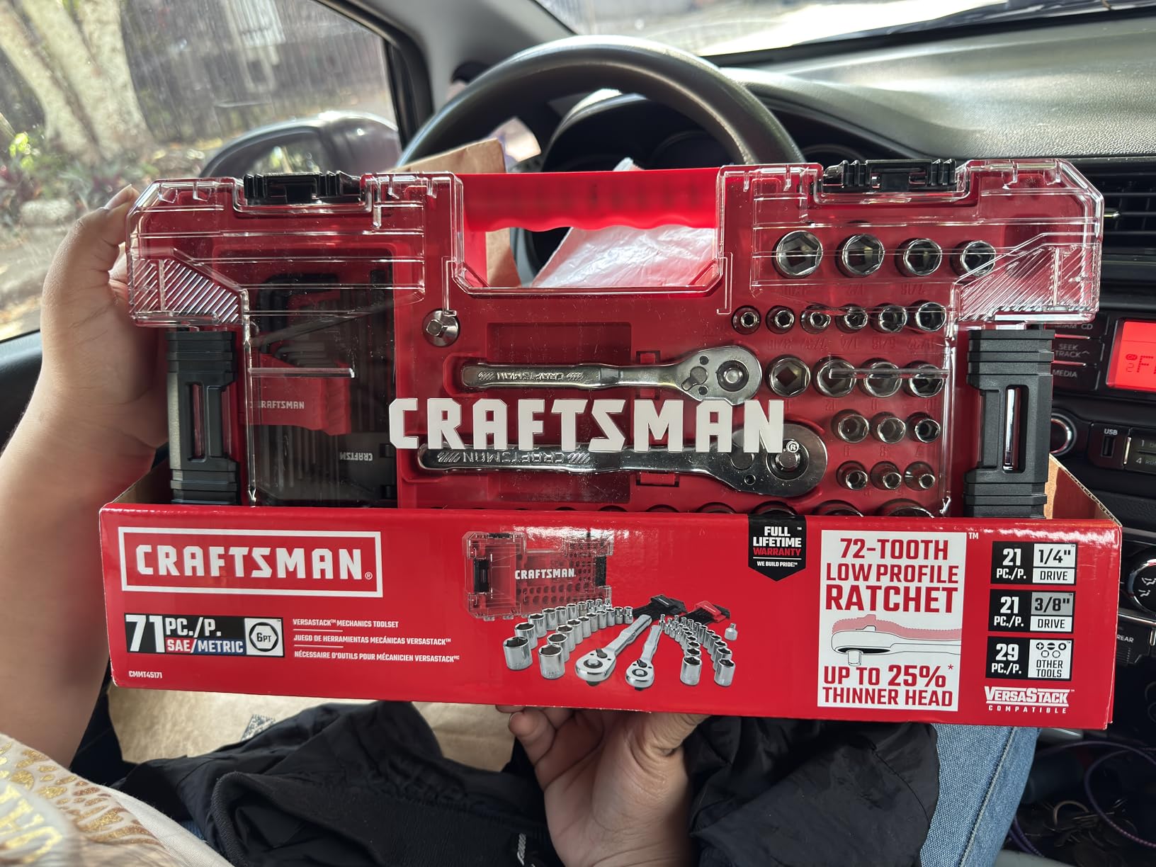 Versastack Mechanics Tool Set, 1/4 and 3/8 Inch Drive, 71 Piece (CMMT45171) customer photo 2