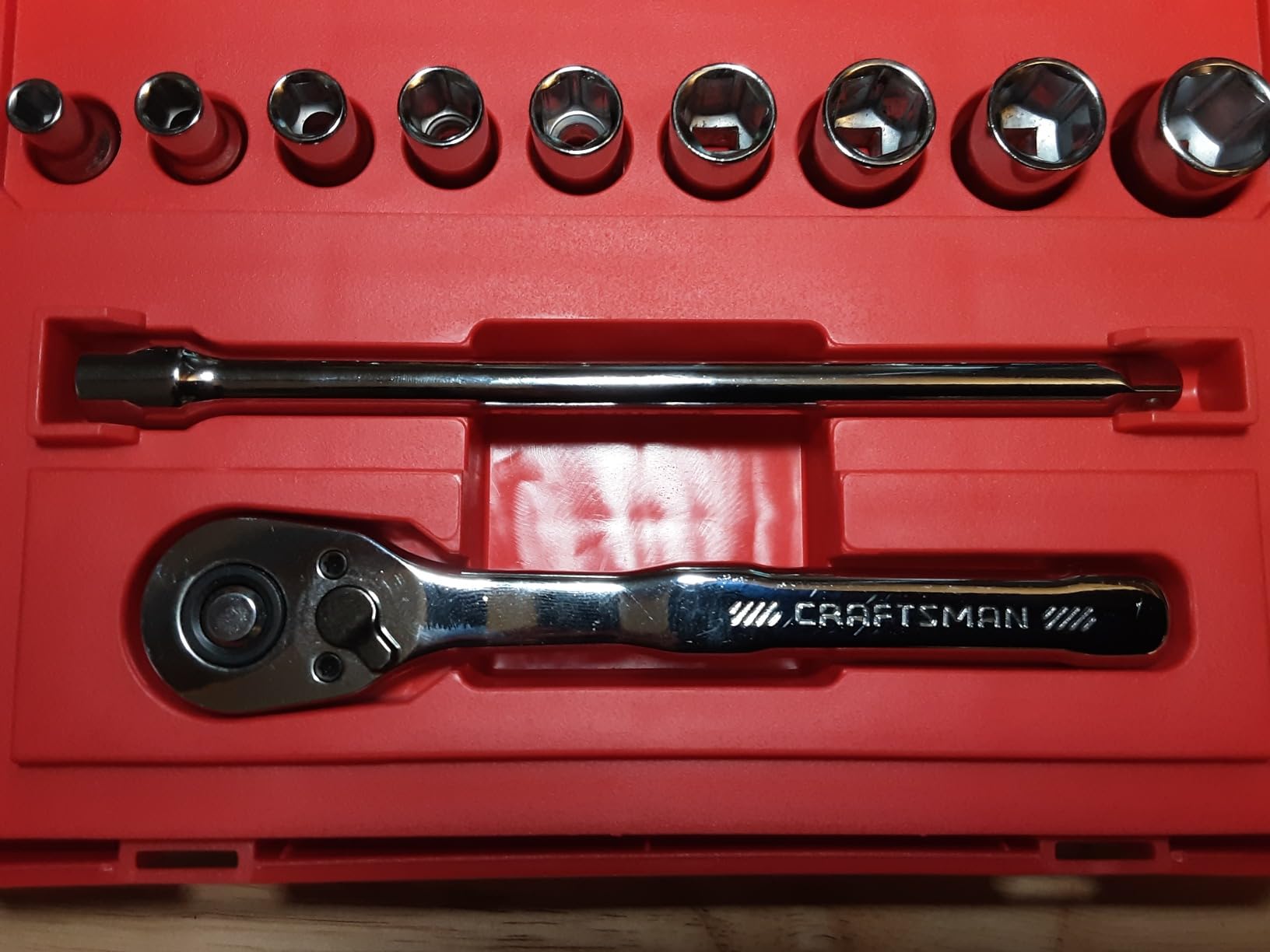 CRAFTSMAN Mechanics Tool Set, 1/4 Inch Drive, 20 Piece (CMMT12108) customer photo 2