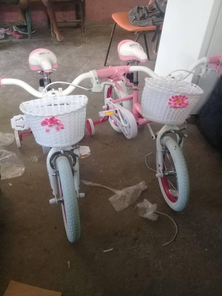 JOYSTAR Angel Girls Bike for Toddlers and Kids Ages 2-13 Years Old, 24 Inch Girls Bicycle with Handbrake & Kickstand customer photo 1
