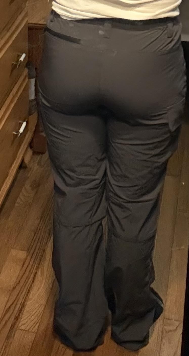 Moosehill Women's-Hiking-Pants-Cargo-Quick-Dry-Stretch-Lightweight Work Outdoor Pants with 5 Deep Pockets customer photo 2