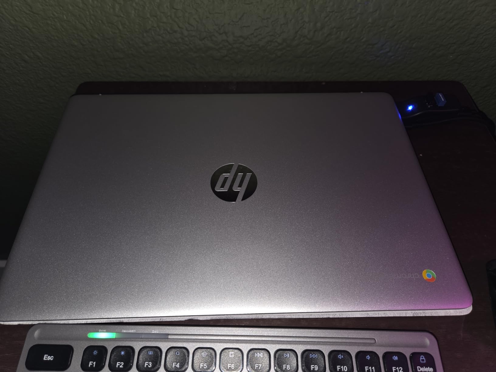 HP 15.6 HD Premium Chromebook, Intel Celeron N Processor 3.7GHz Turbo Speed, 8GB Ram, 64GB SSD, Ultra-Fast WiFi Up to 1700 Mbps, Chrome OS, Arctic Sliver customer photo 2