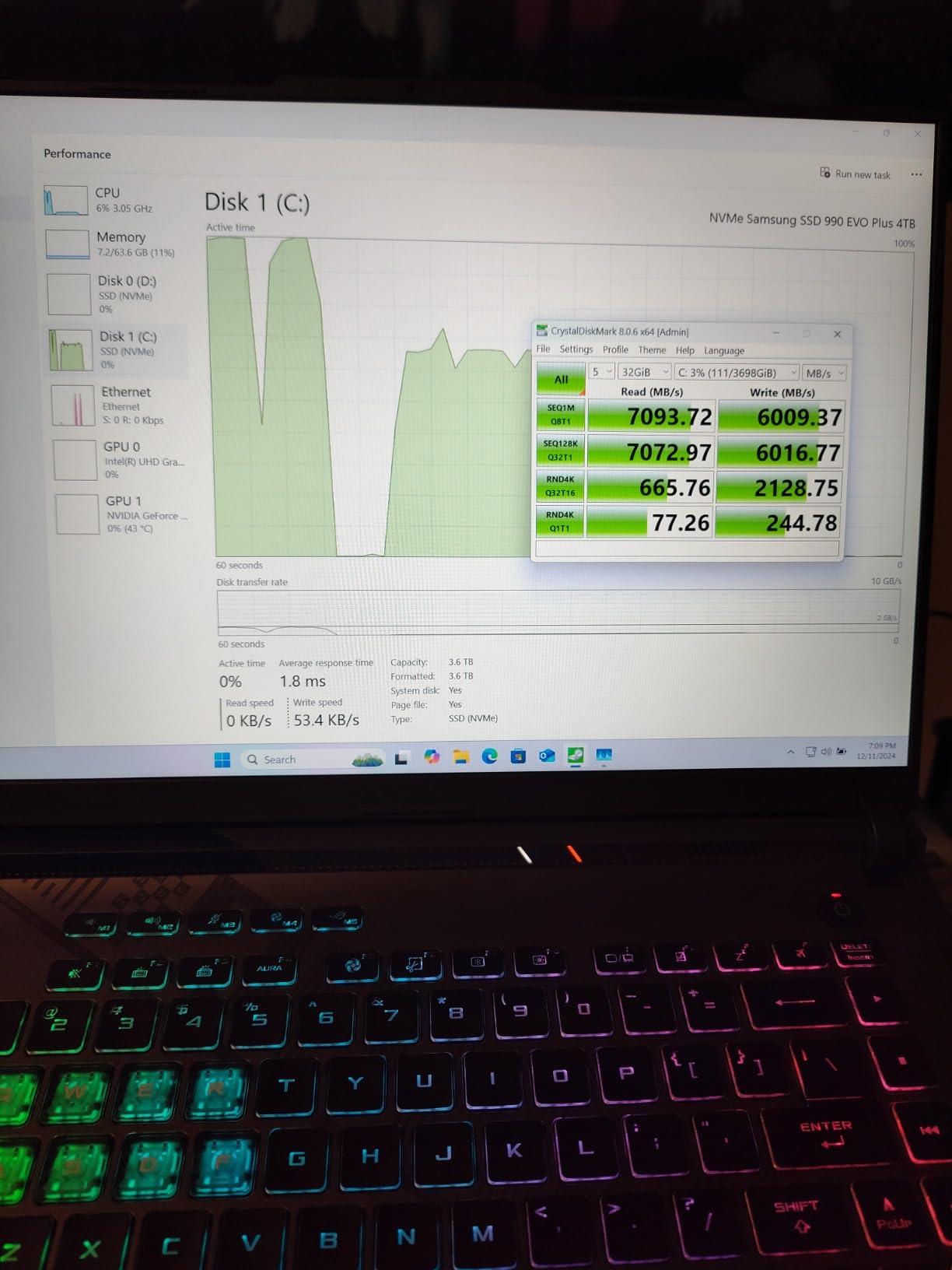 ASUS ROG Strix G16 Gaming Laptop - 16-inch 165Hz, Intel Core i7-13650HX, 16GB DDR5, 1TB PCIe Gen4 SSD, NVIDIA GeForce RTX 4060, Windows 11 customer photo 2