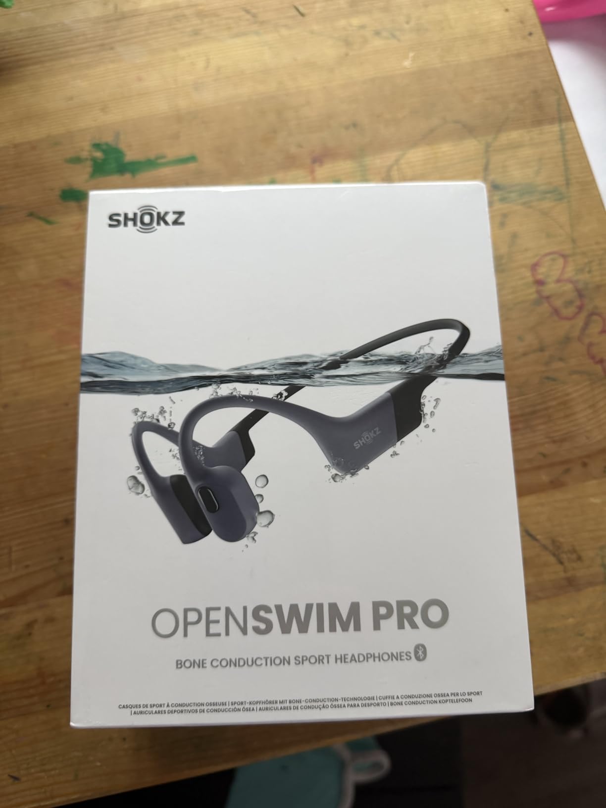 SHOKZ OpenSwim Pro - Open-Ear Bluetooth & MP3 Bone Conduction Sport Headphones, Swimming Headphones, IP68 Waterproof customer photo 2