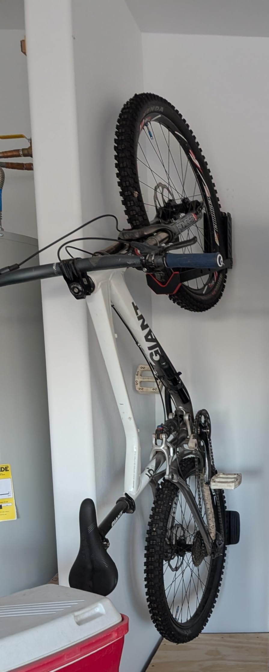 monTEK Swivel Bike Wall Mount, No Heavy Lifting Required Bike Wall Mount, Bike Hangers for Garage, Space-Saving Bike Rack Garage, Easy to Load and Unload, Bike Hanger Can Hold Up to 77 lbs customer photo 2