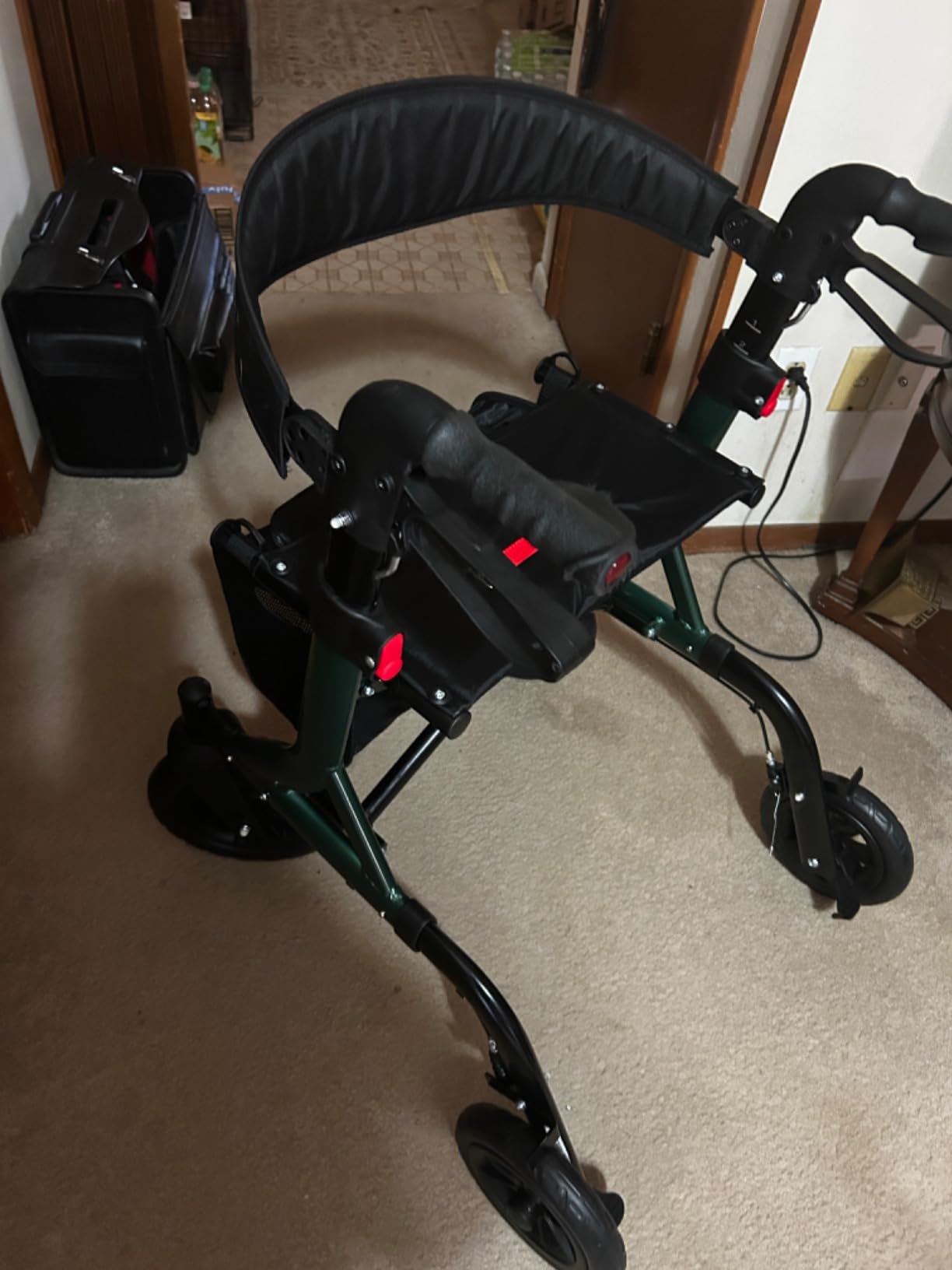 MAXWALK Walkers for Seniors, Rollator Walker with Seat, 10