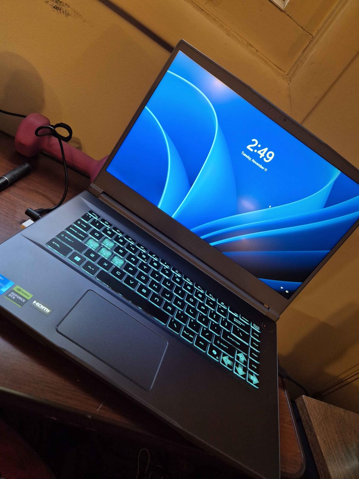 MSI Thin 15 B13VE-1697CA 15.6 inch 144Hz Gaming Laptop Intel Core i5-13420H RTX 4050 16GB 512GB NVMe SSD Windows 11 customer photo 1