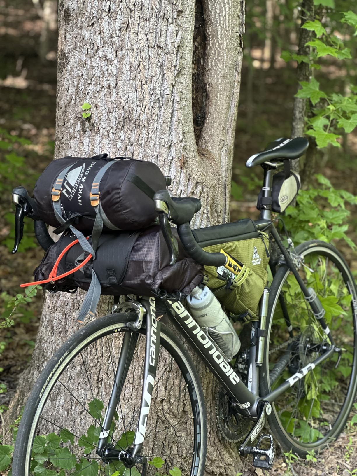 Rhinowalk Bike Handlebar Bag Waterproof Dry Bag 12L Bicycle Front Roll Bag Large Capacity Storage Bag Shoulder Bag for Bikepacking customer photo 2