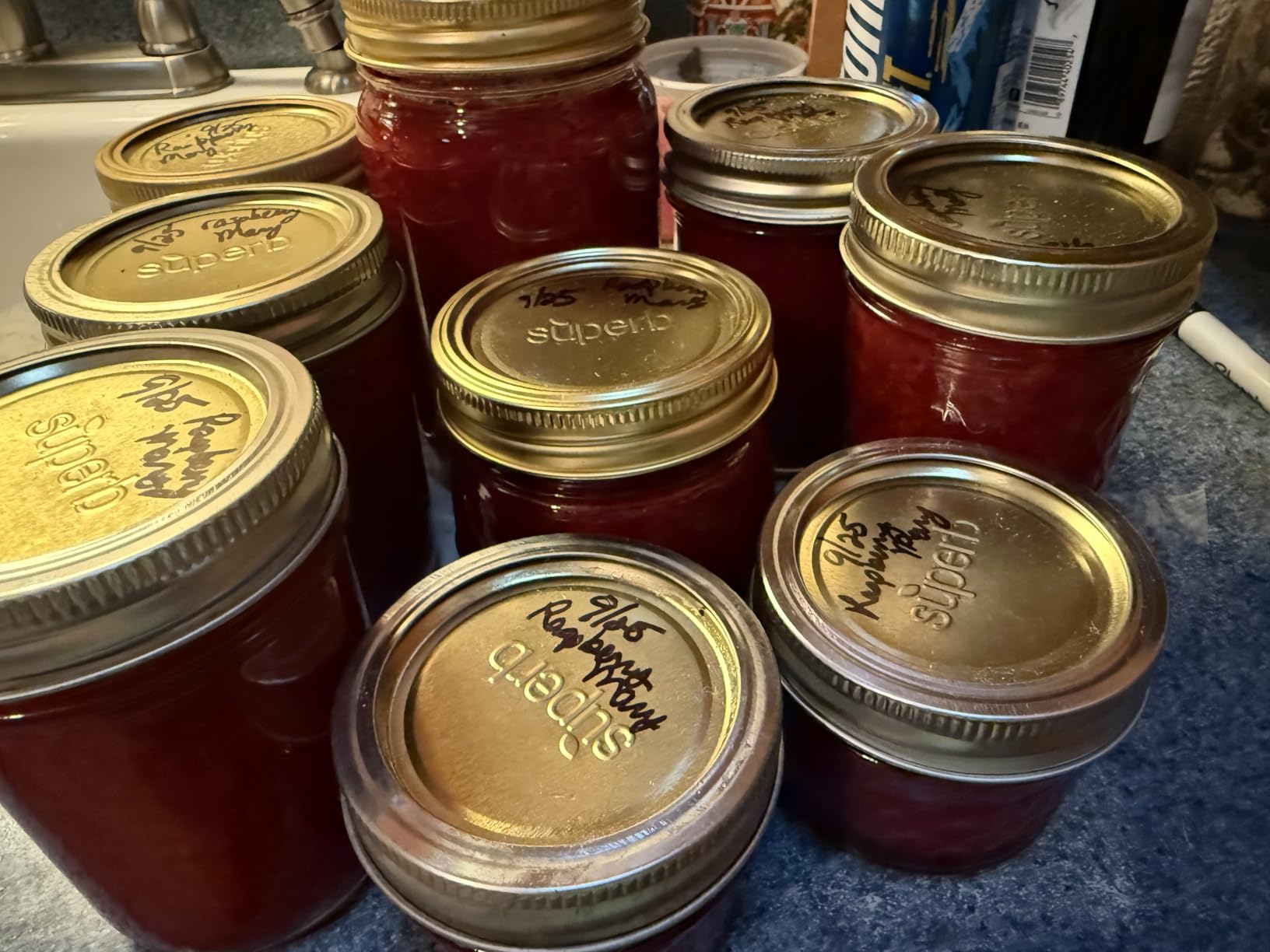 Superb Canning Lids - Regular Mouth Mason Jar Lids - Baker's Dozen/Bulk Package of 156 Lids - Made in the USA customer photo 2