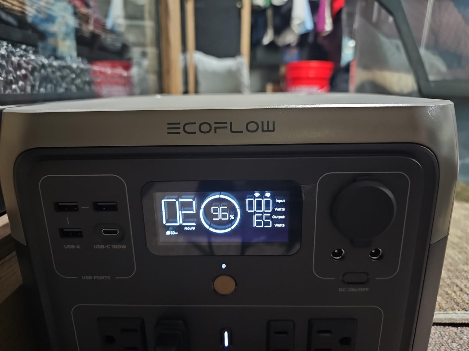 EF ECOFLOW Portable Power Station River 2 Max 500, 499Wh LiFePO4 Battery/ 1 Hour Fast Charging, Up to 1000W Output Solar Generator (Solar Panel Optional) for Outdoor Camping/RVs/Home Use customer photo 2