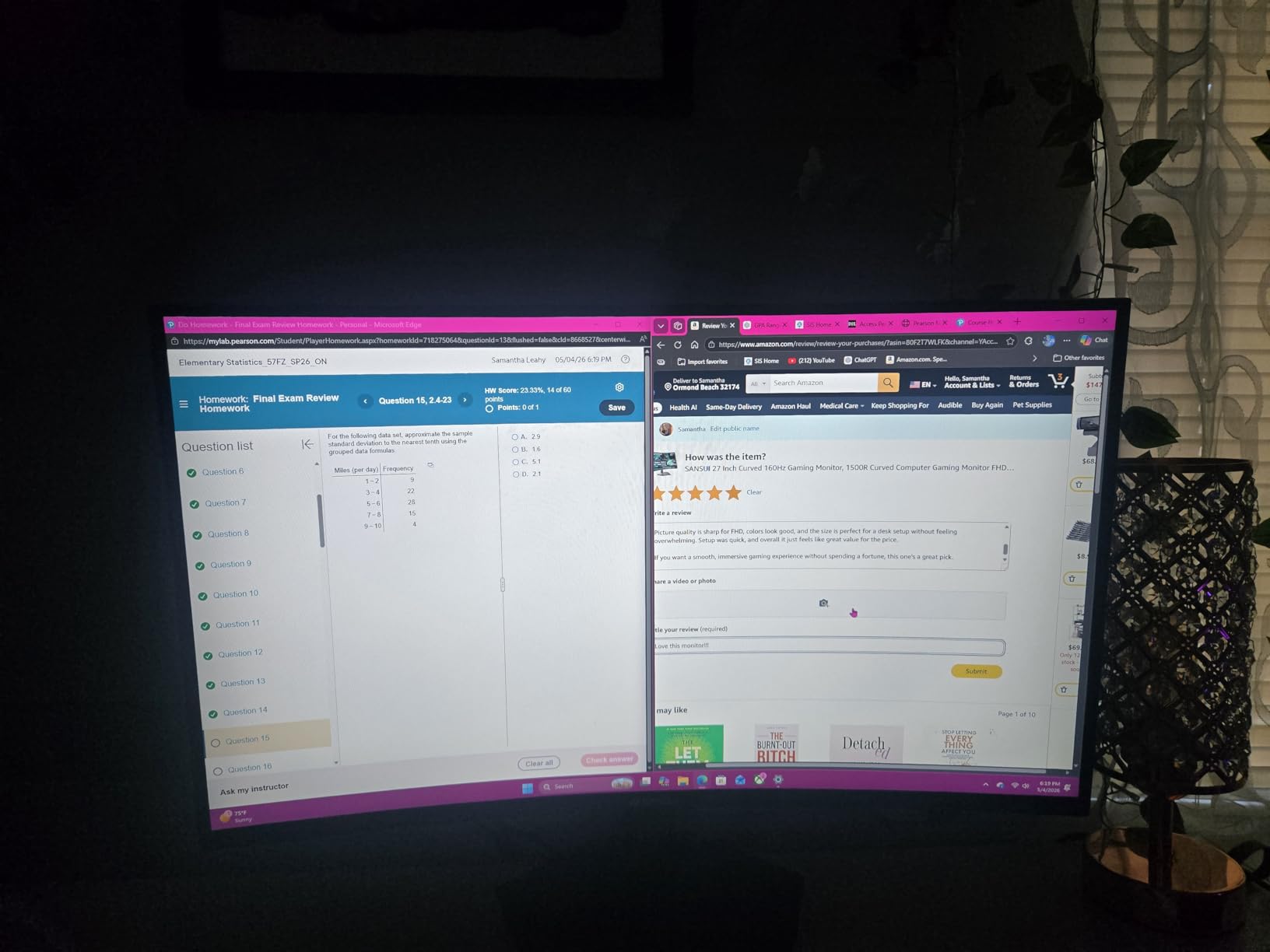 SANSUI Gaming Monitor 27
