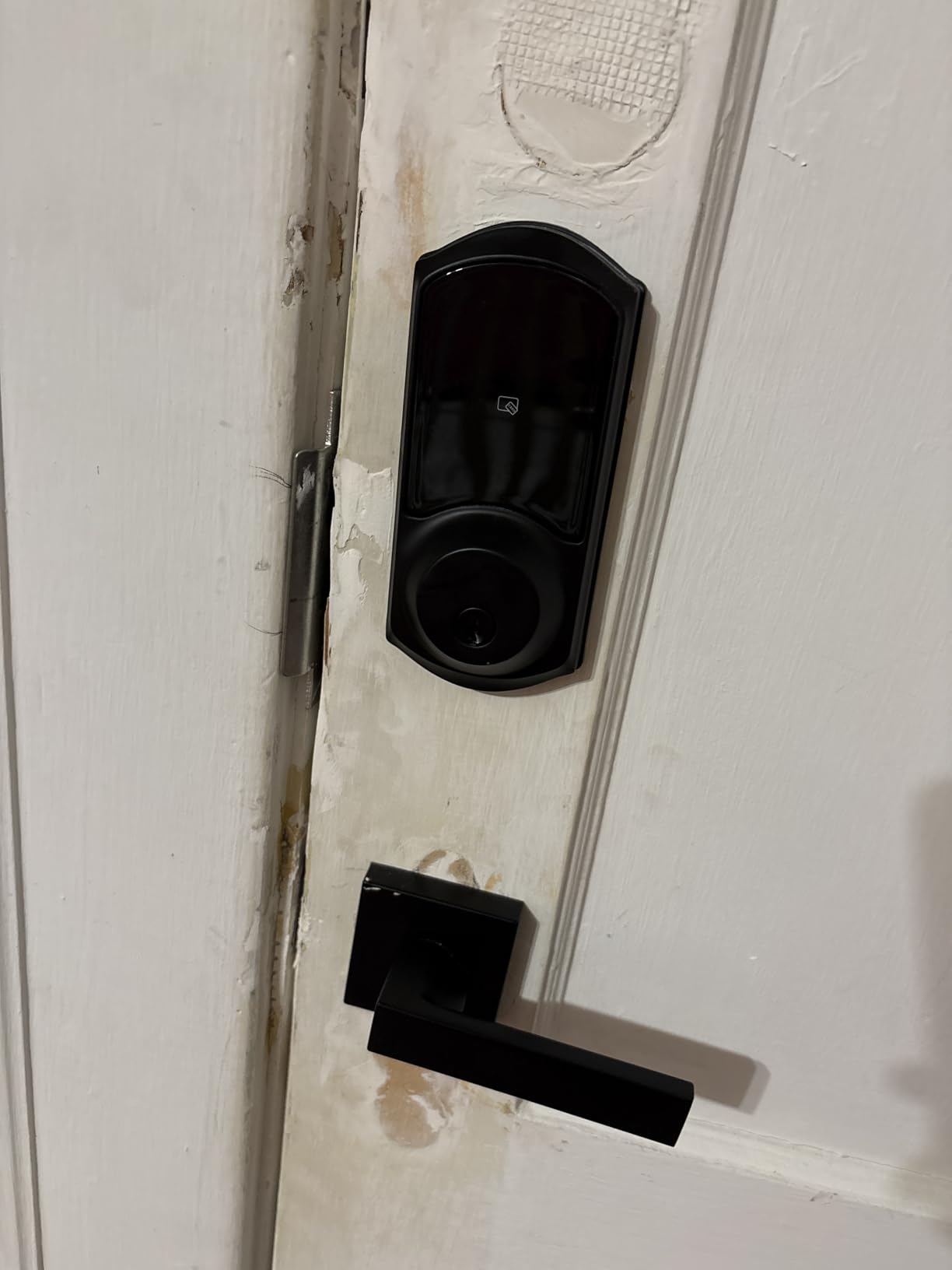 Veise VE06-L Smart Locks with 2 Lever Handle Set, App Control, Keyless Entry Deadbolt for Front Door, Electronic Digital Touchscreen Keypad, Auto Lock, Waterproof, Easy Installation, Satin Nickel customer photo 2