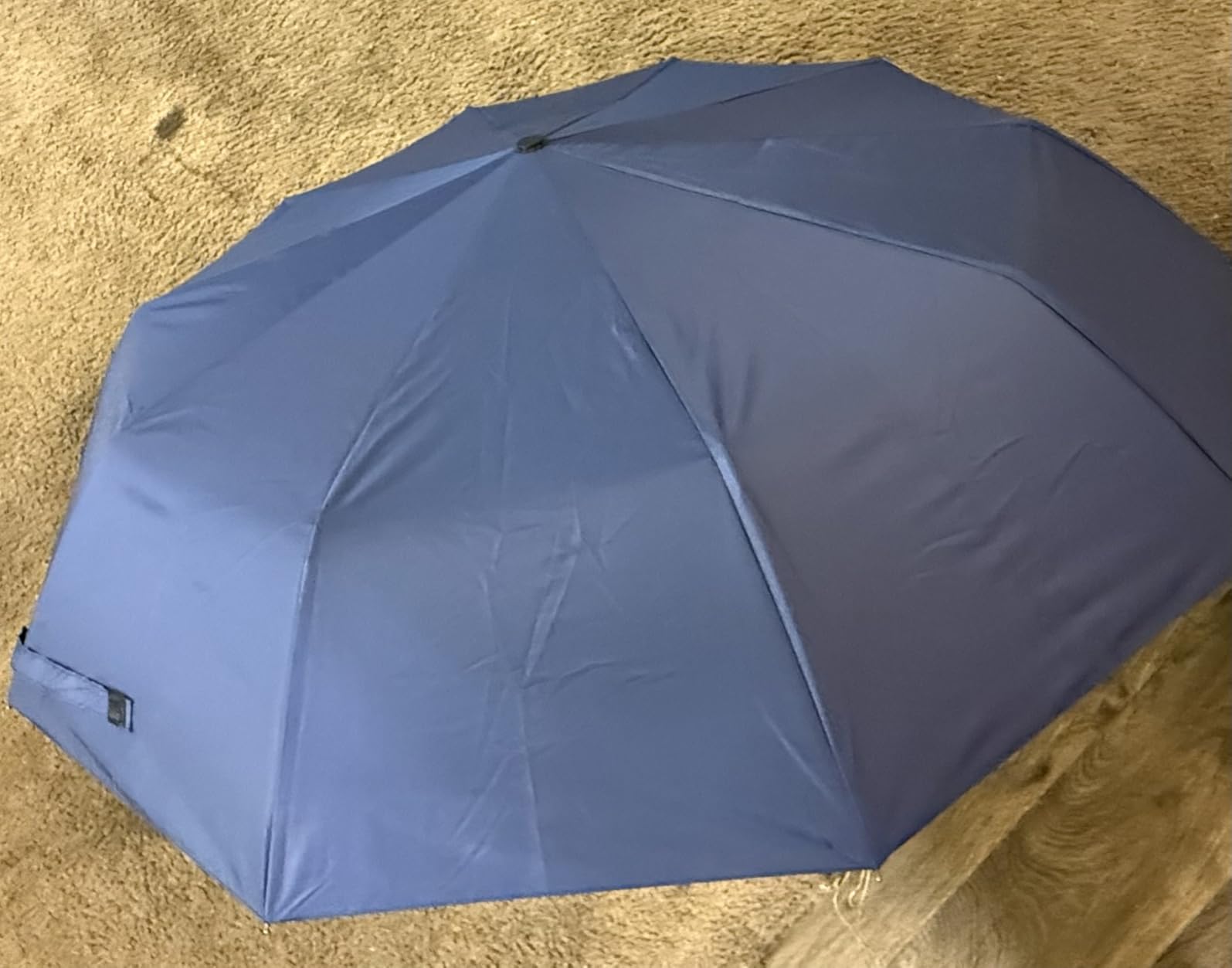 Bluinzi 46 Inch Compact Umbrellas for Rain - Travel Small Umbrella - Automatic Folding Umbrella - Windproof Portable Umbrella, Double 10-rib customer photo 2