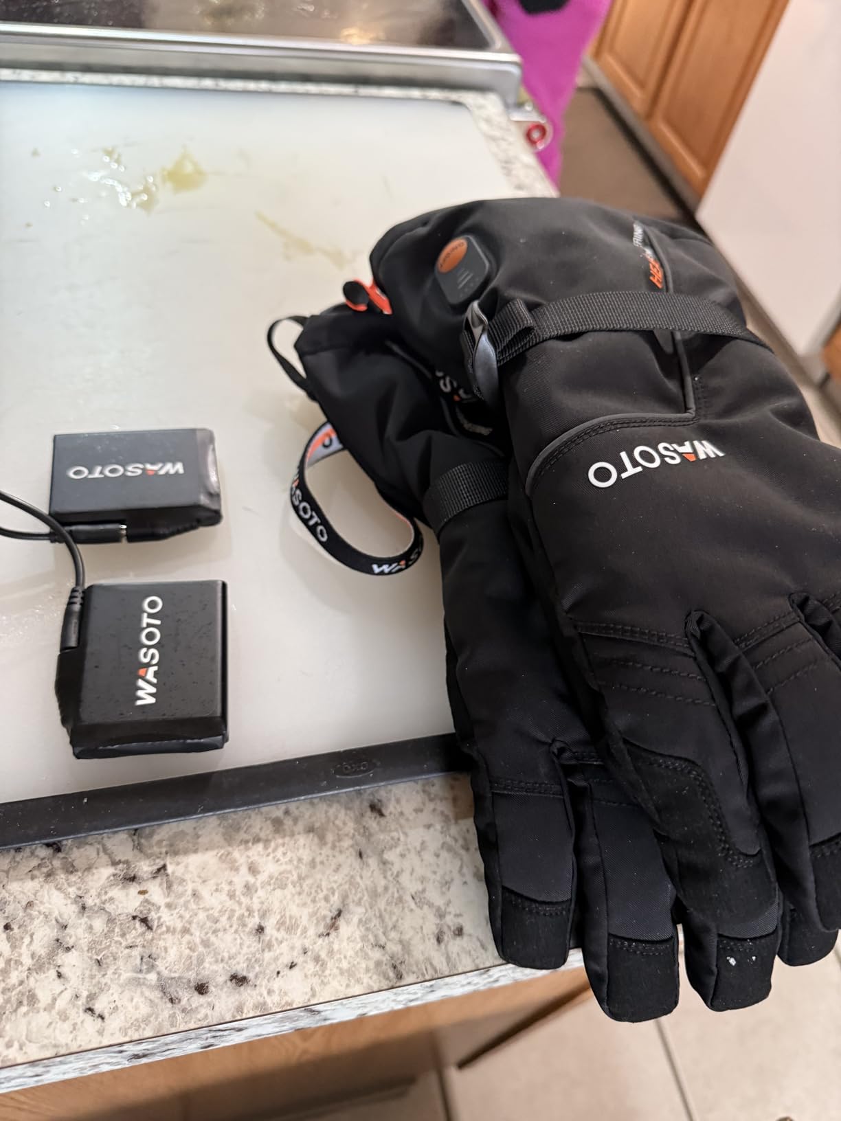 WASOTO Heated Gloves Heated Ski Touchscreen Waterproof Electric Heated Fishing Gloves for Winter Outdoor Work Skiing Hiking Camping customer photo 1