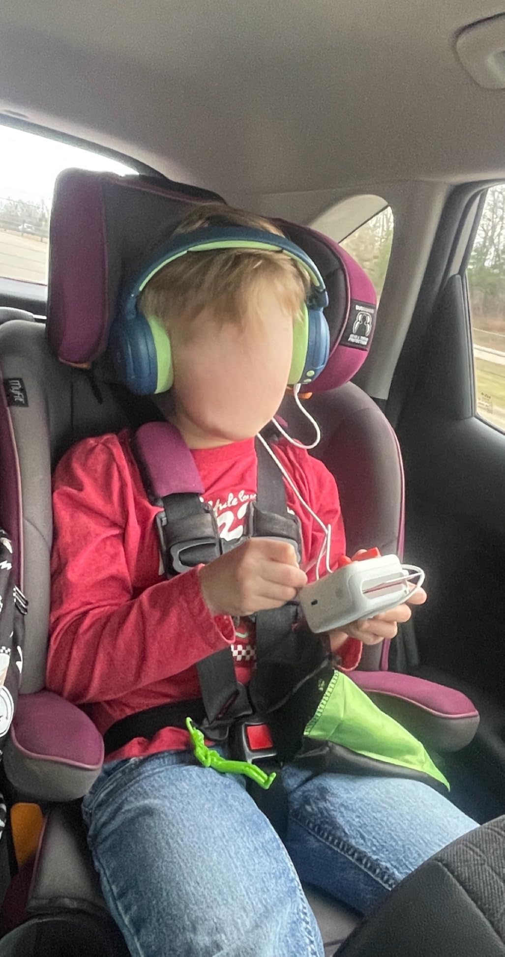 iClever BTH20 Active Noise Cancelling Headphones for Kids, 60H Play Time, Type C Fast Charging, Safe Volume 80dBA, Bluetooth5.4, Award-Winning Kids Headphones Wireless for iPad Tablet Airplane, Blue customer photo 1