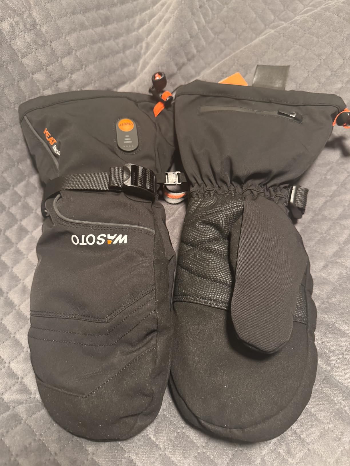 WASOTO Heated Mittens Gloves for Women Men 3000mAh Rechargeable Waterproof Ski Gloves for Winter Work Skiing Snowboarding Hiking Camping customer photo 2