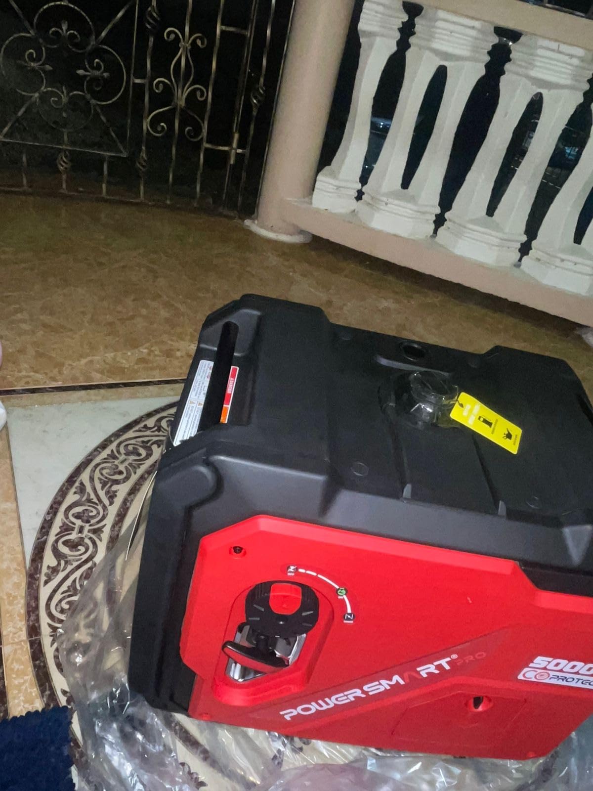 PowerSmart 5000W Portable Inverter Generator, Gas Powered Quiet with Electric Start & CO Alarm, 223cc Engine Eco-Mode Small Generator for Home Backup, Camping and RV Ready customer photo 1