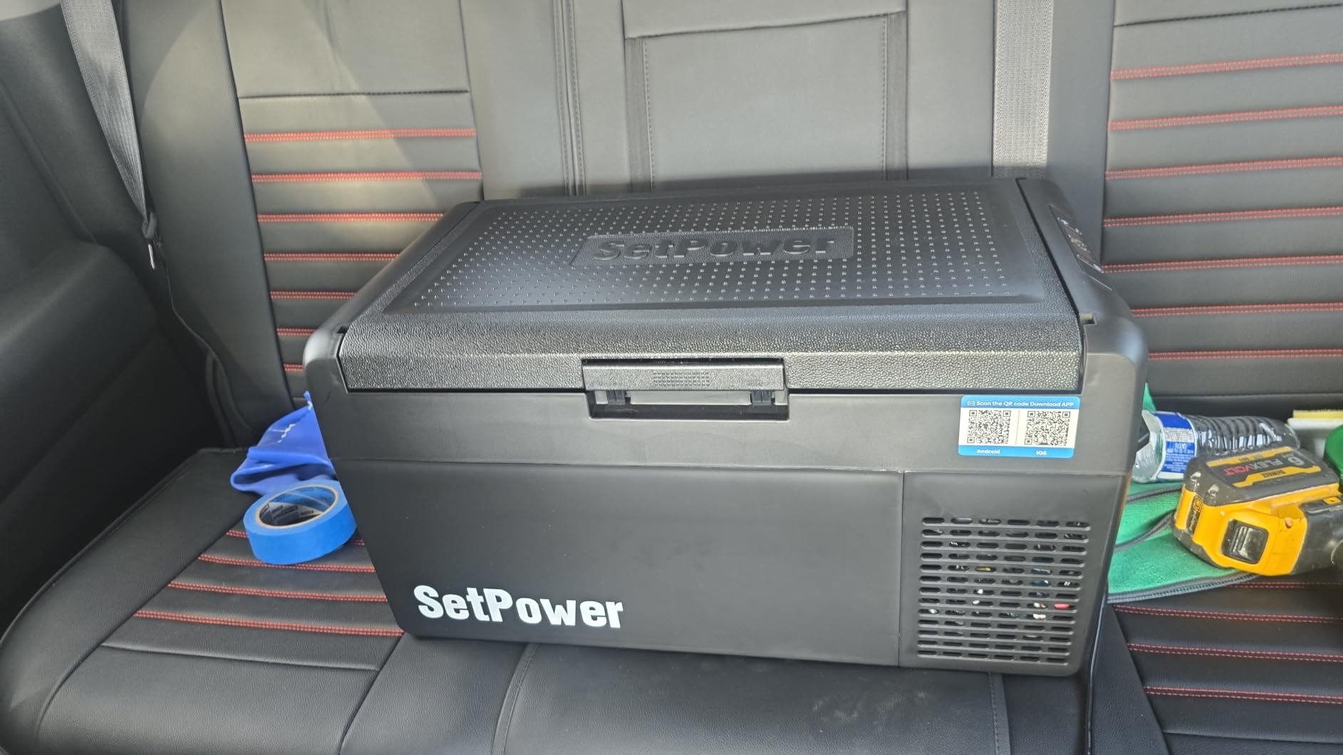 Setpower PT30 12V Refrigerator Dual Zone 32 Quart Car Refrigerator 12V Portable Fridge Electric Cooler for Vehicles SUV Van RV Truck Car Camping Road Travel customer photo 1