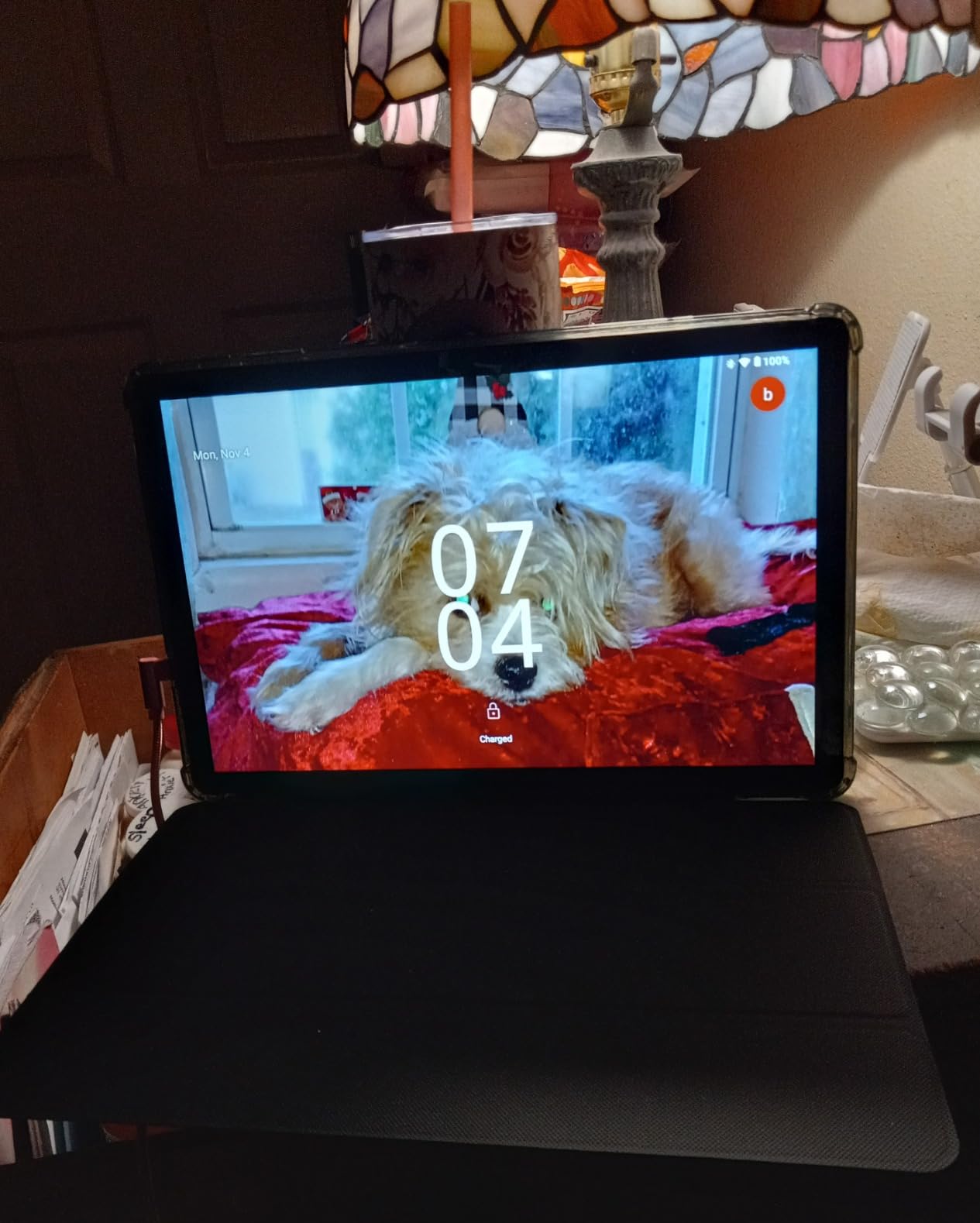 COLORROOM 2026 Android 16 Tablet 11inch, Face Unlock, 18W Fast Charging, 32GB+128GB+1TB Expand, Octa-core CPU, 8000mAh Large Battery, WiFi6, Touchscreen Display, Widevine L1 Tableta, Black customer photo 2