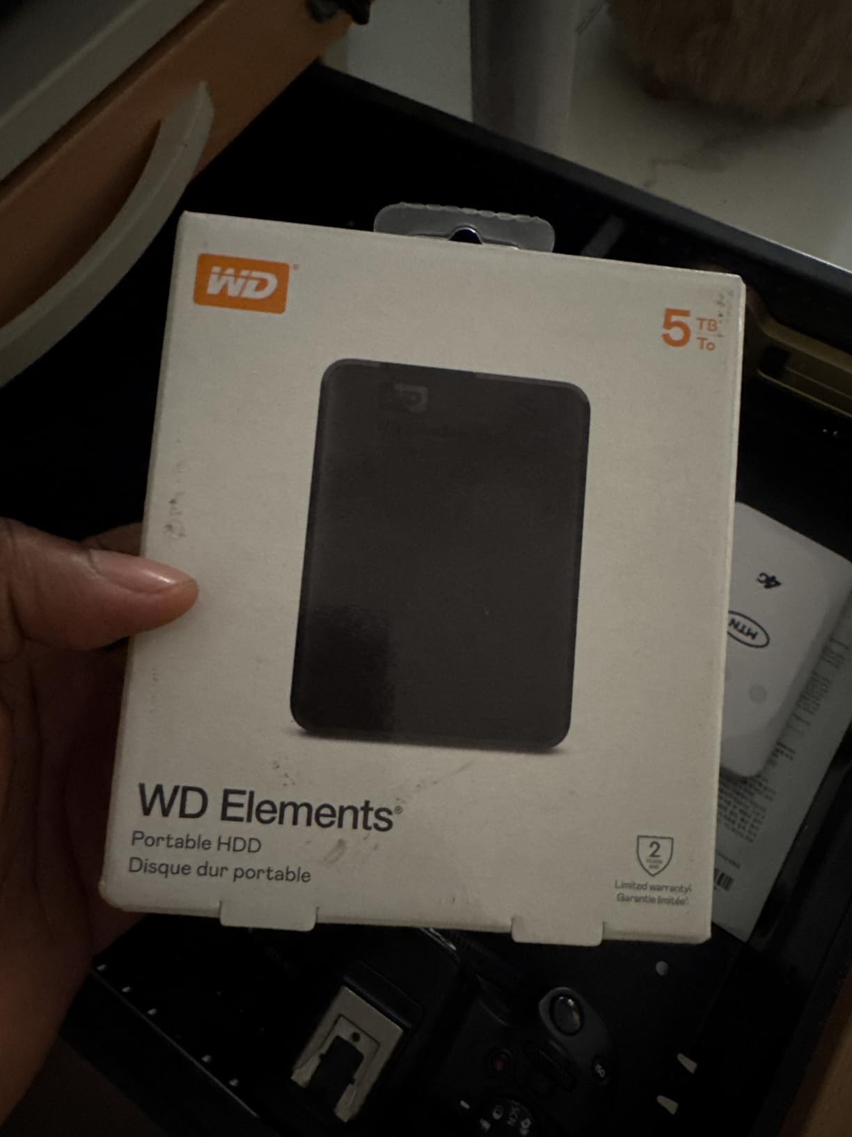 WD 6TB Elements Portable External Hard Drive for Windows, USB 3.2 Gen 1/USB 3.0 for PC & Mac, Plug and Play Ready - WDBHJS0060BBK-WESN customer photo 1