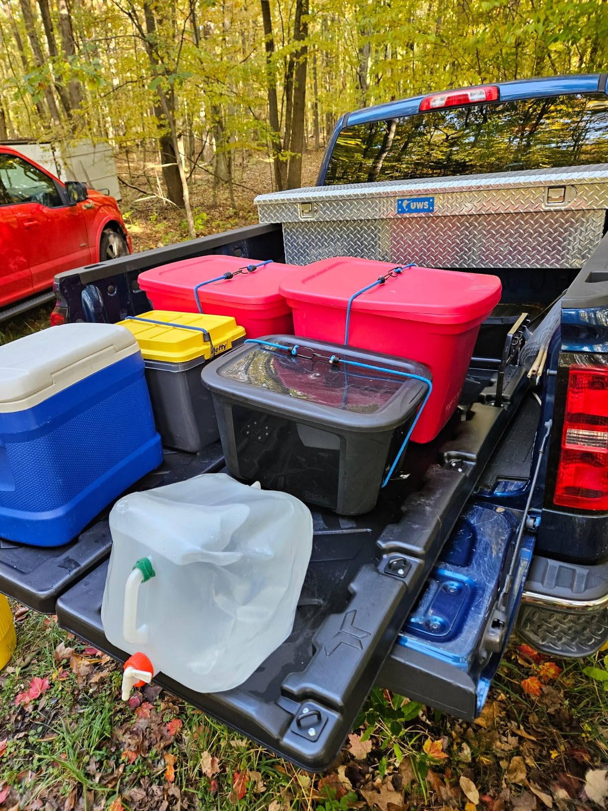 Truck Trolley Lightweight Truckbed Trolley System fits Any Full Size Pickup with D-Loops | 300 lbs Weight Rating | Easy Installation | Collapsible | L 62.5