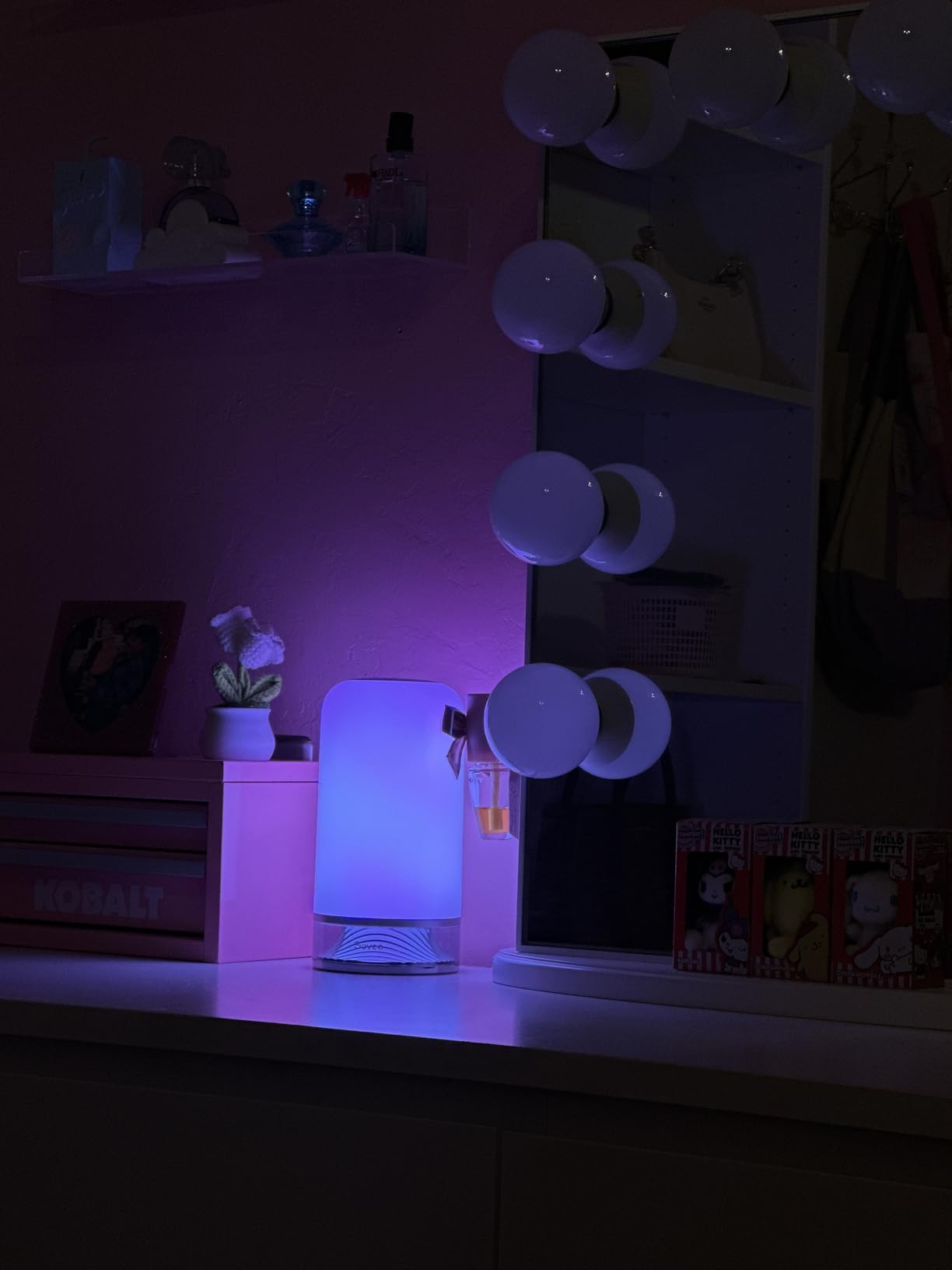 Govee RGBIC Smart Table Lamp 2, Touch Bedside Small Table Lamp Compatible with SmartThings, Matter, Alexa, Desk Lamp with 64 Scene Modes, Nightstand Lamp for Bedroom Living Room Night Light(Corded) customer photo 1