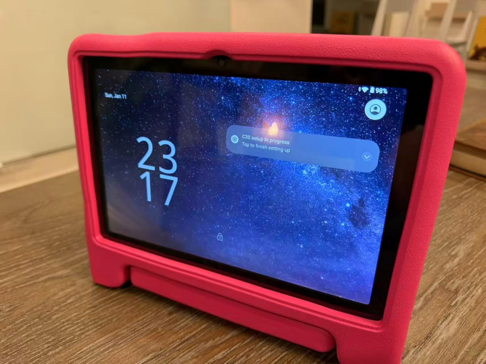 WXUNJA Android 15 Kids Tablet, 10.1 Inch, Octa-core, 6000mAh Battery, Kids Space, Parental Control, Pre-Loaded Kids Apps customer photo 2