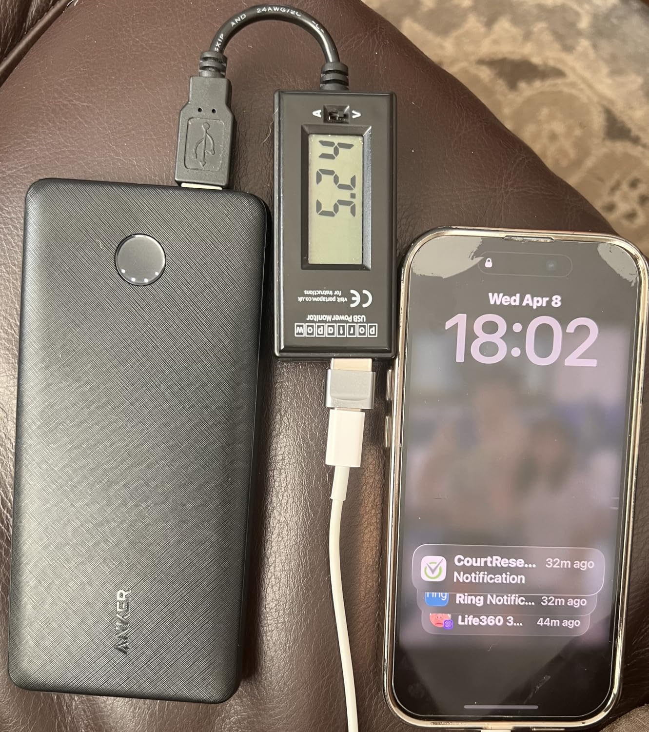 Anker Power Bank (PowerCore 10K), Compact Travel-Ready 10,000mAh Battery Pack with PowerIQ Charging Technology, 5V/3A High-Speed Charging customer photo 2