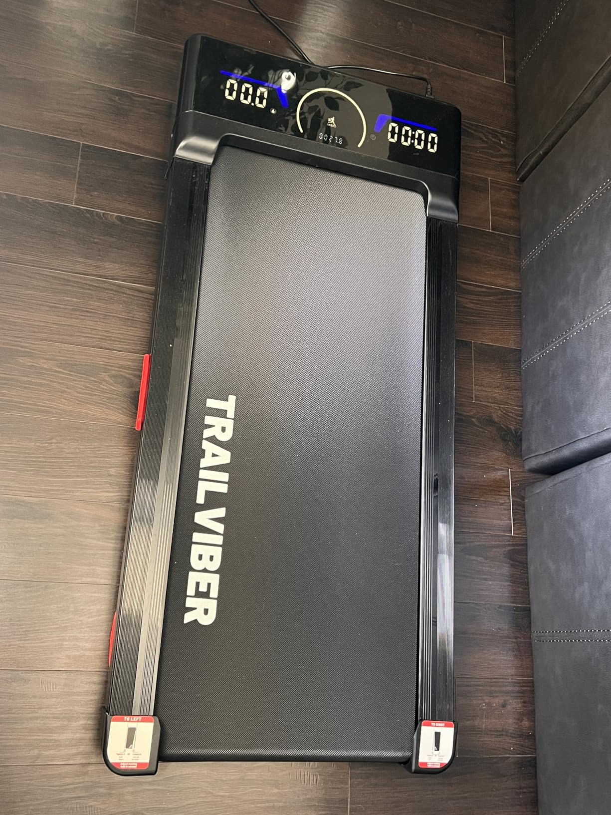 Walking Pad Treadmill 12% Auto Incline, Under Desk Treadmill | 450 lb capacity, 9-level auto incline to 12%, smart APP + Bluetooth speaker, compact treadmills for home, RGB Display customer photo 1